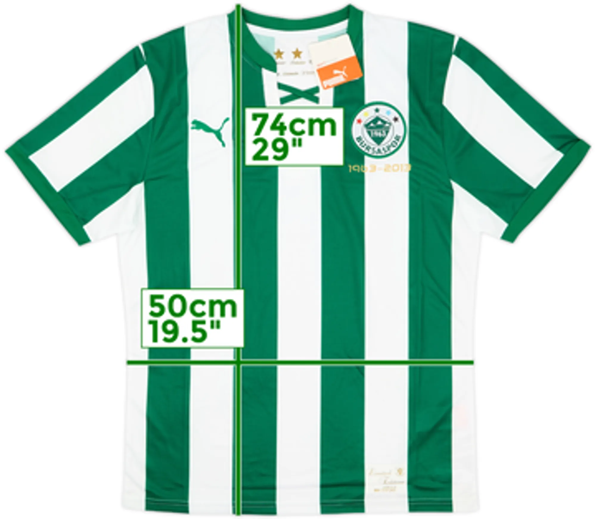 2013-14 Bursaspor Centenary Home Shirt (L)