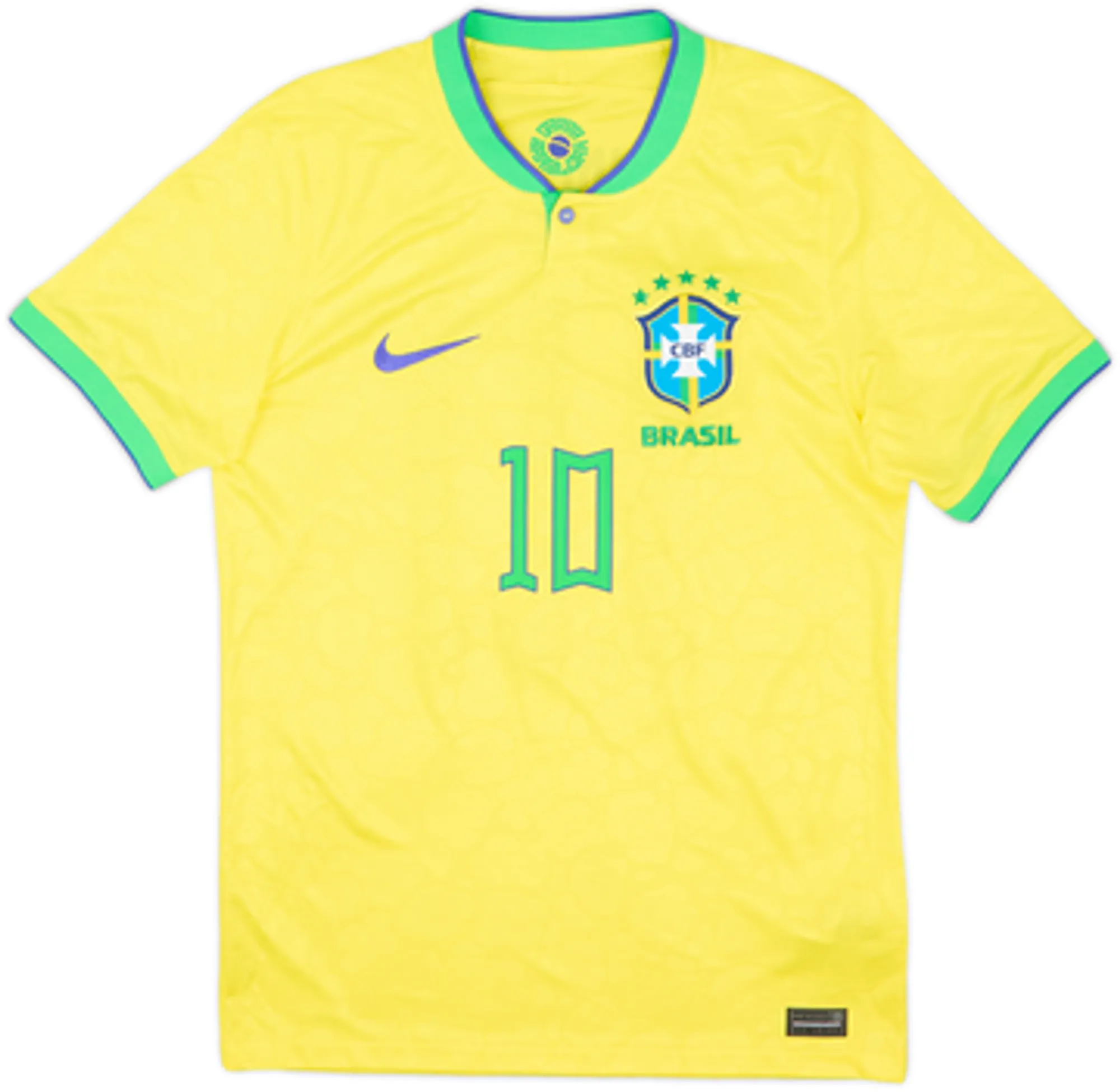 2022-23 Brazil Home Shirt Neymar Jr #10 - 10/10 - (S)
