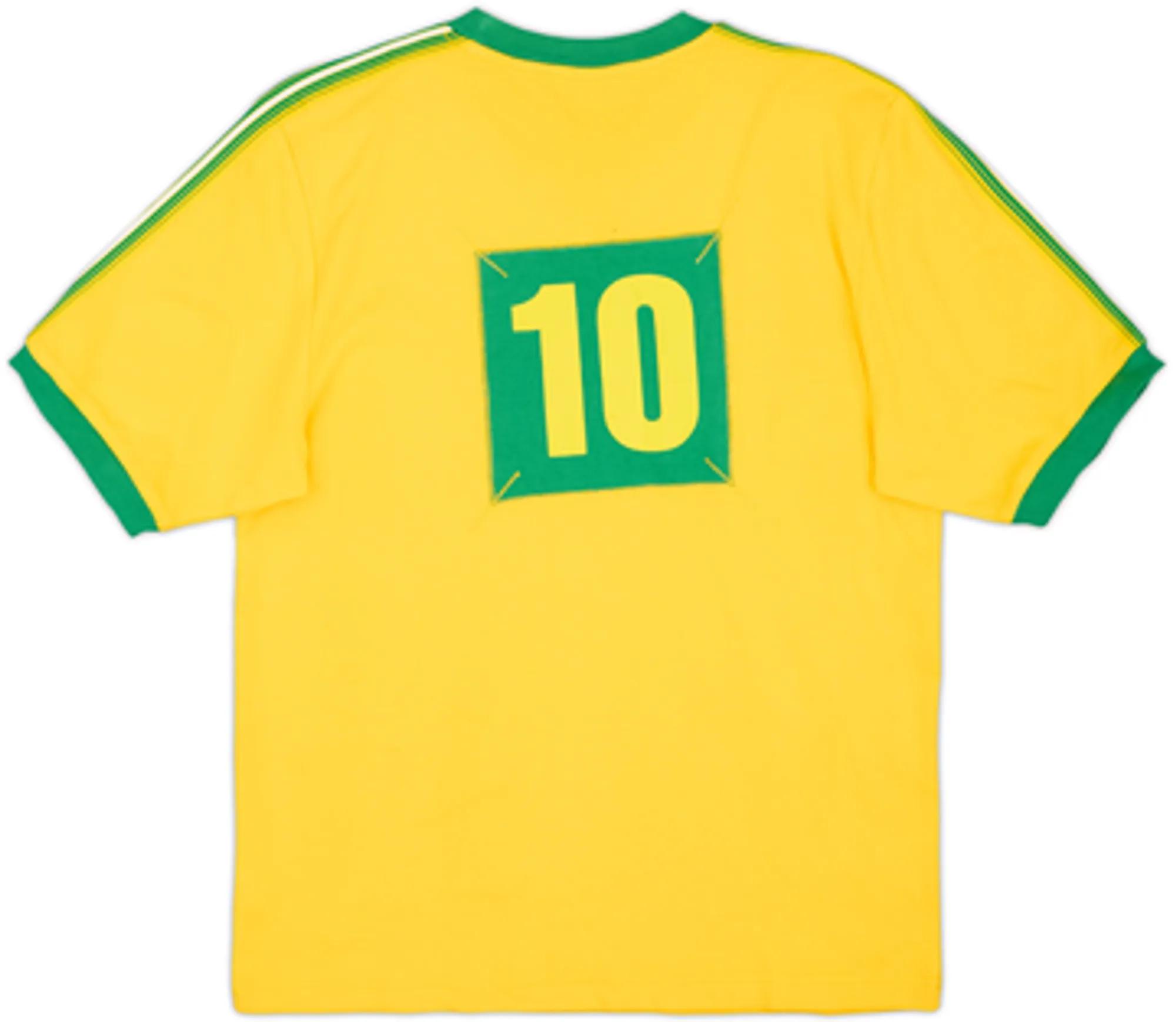 2005-06 Brazil Nike Cotton Tee #10 - 8/10 - (M)