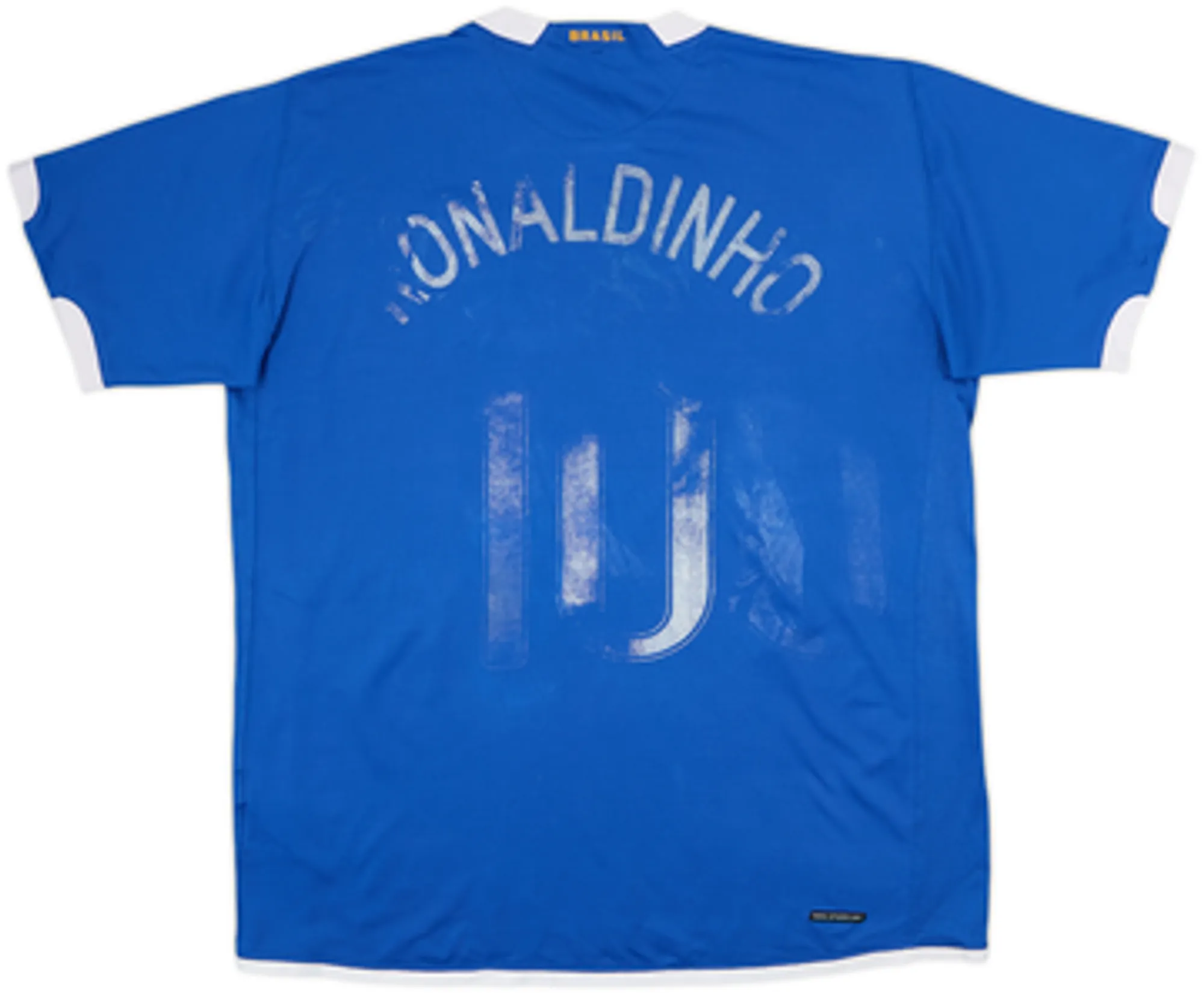 2006-07 Brazil Away Shirt Ronaldinho #10 - 3/10 - (XL)