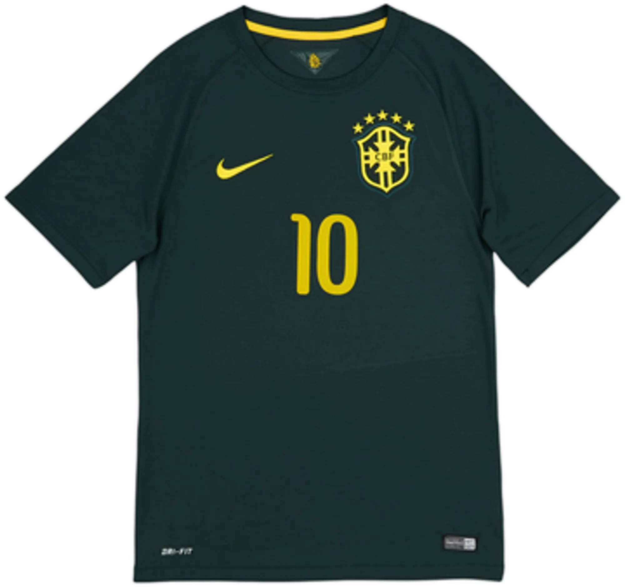 2014-15 Brazil Third Shirt Neymar Jr #10 - 8/10 - (S)