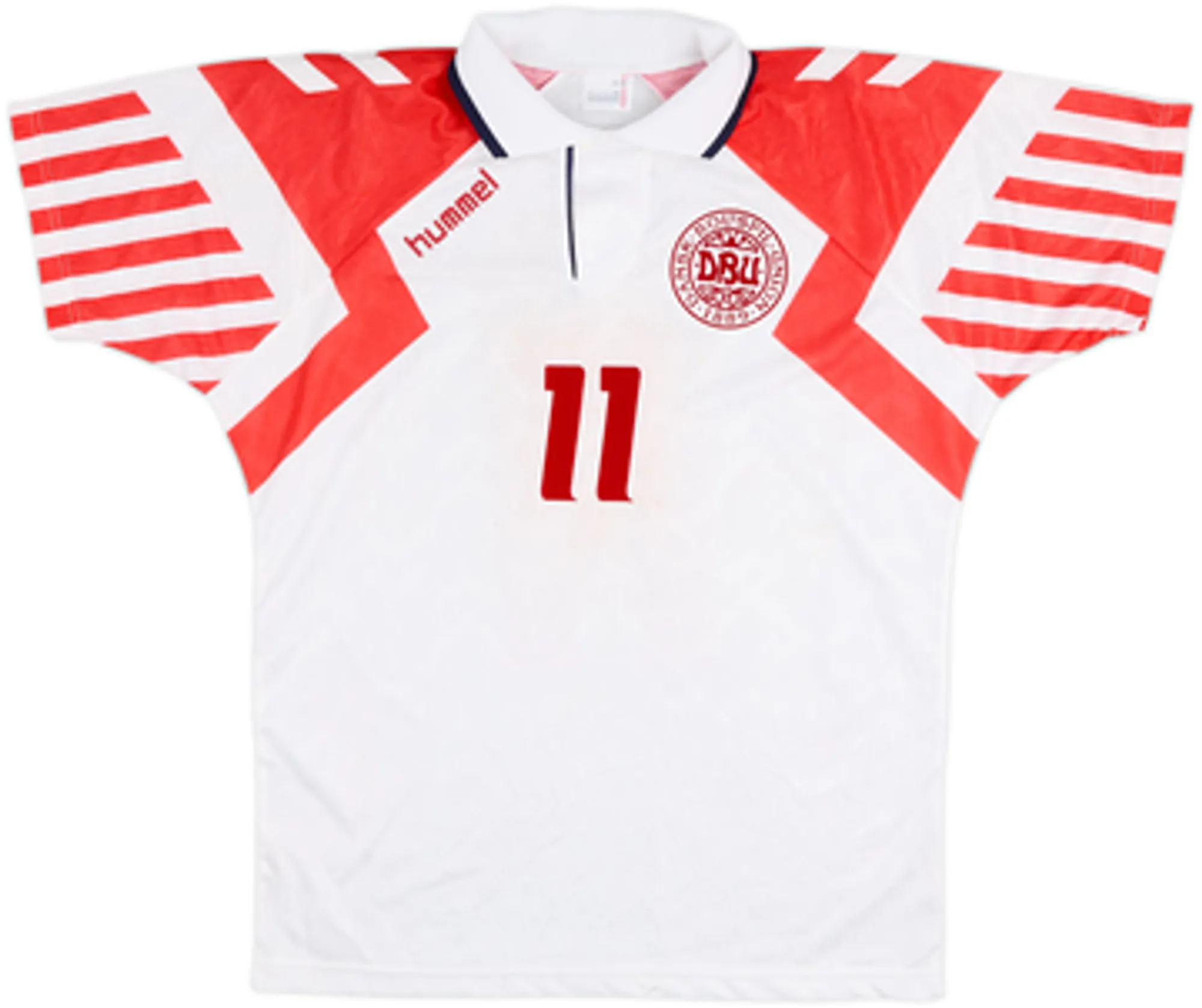 1992-94 Denmark Away Shirt Laudrup #11 - 5/10 - (XL)