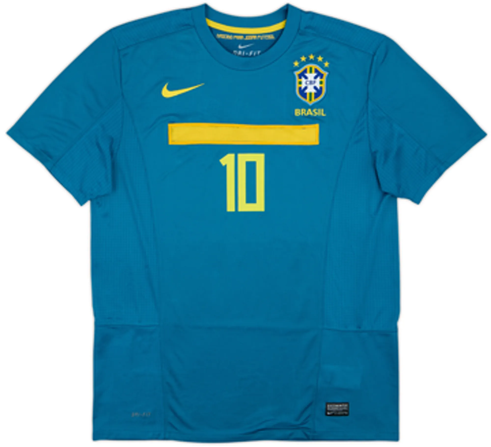 2011 Brazil Away Shirt Ronaldinho #10 - 6/10 - (L)