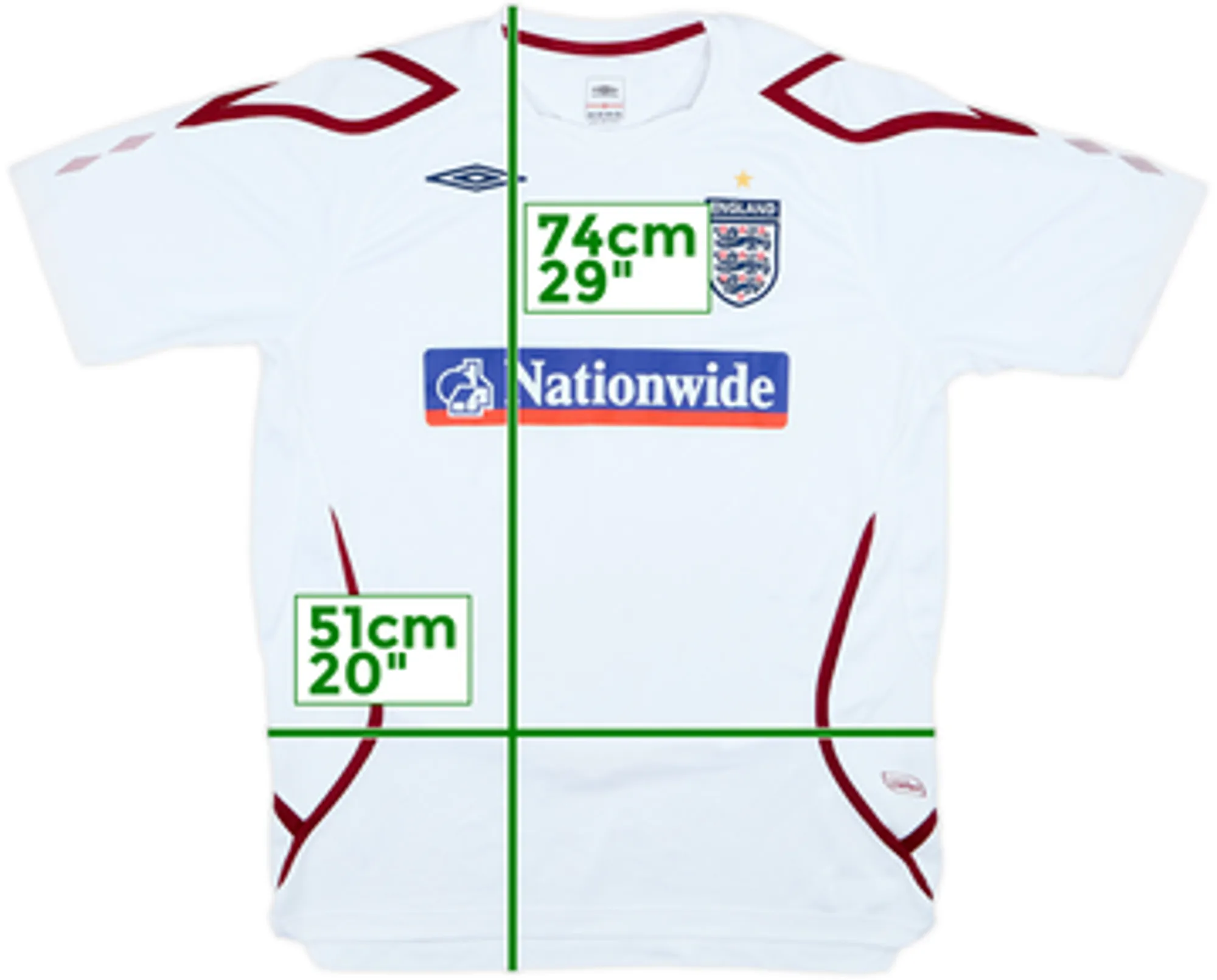 2007-08 England Umbro Training Shirt - 10/10 - (L)