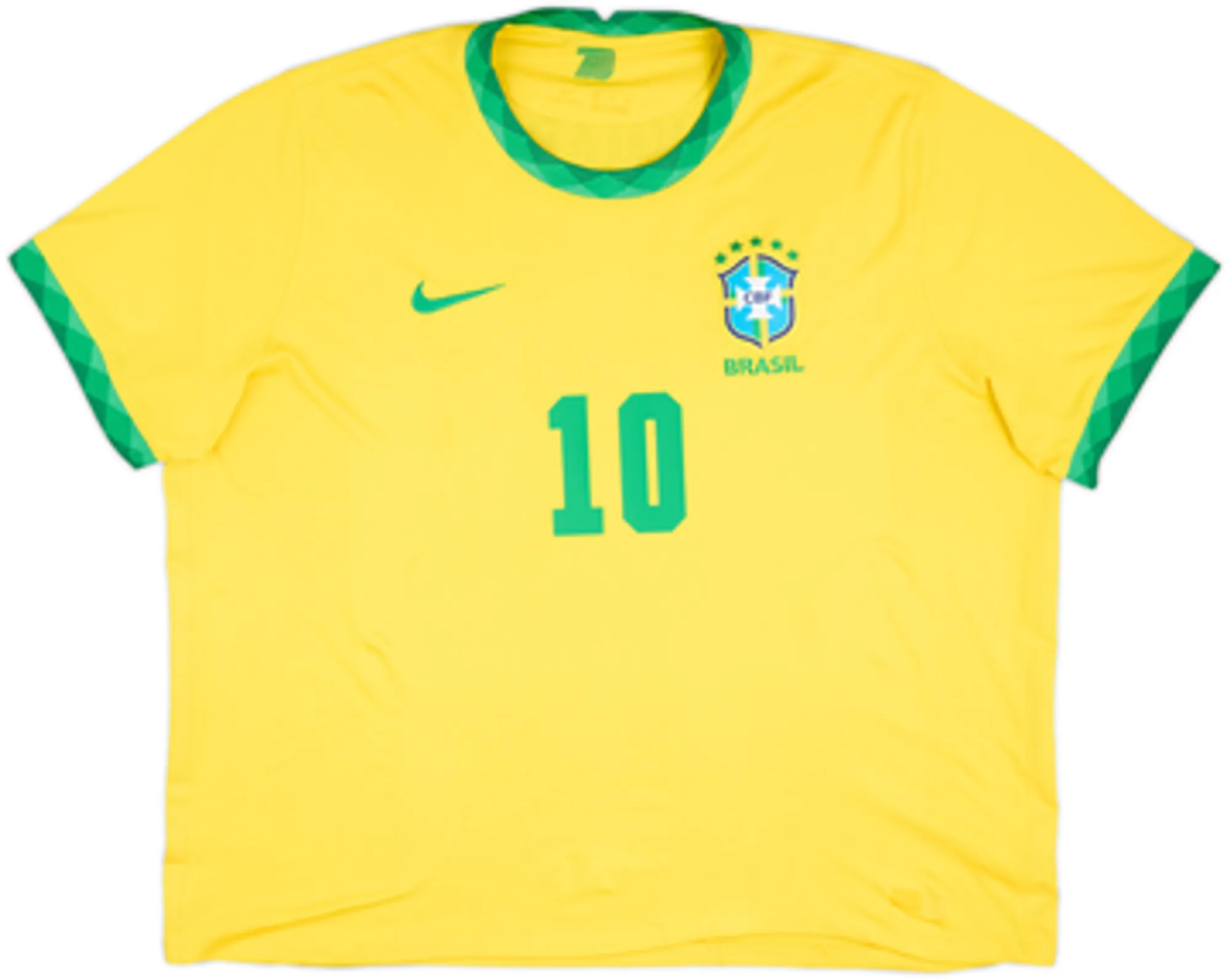 2020-21 Brazil Home Shirt Neymar Jr #10 - 5/10 - (XXL)
