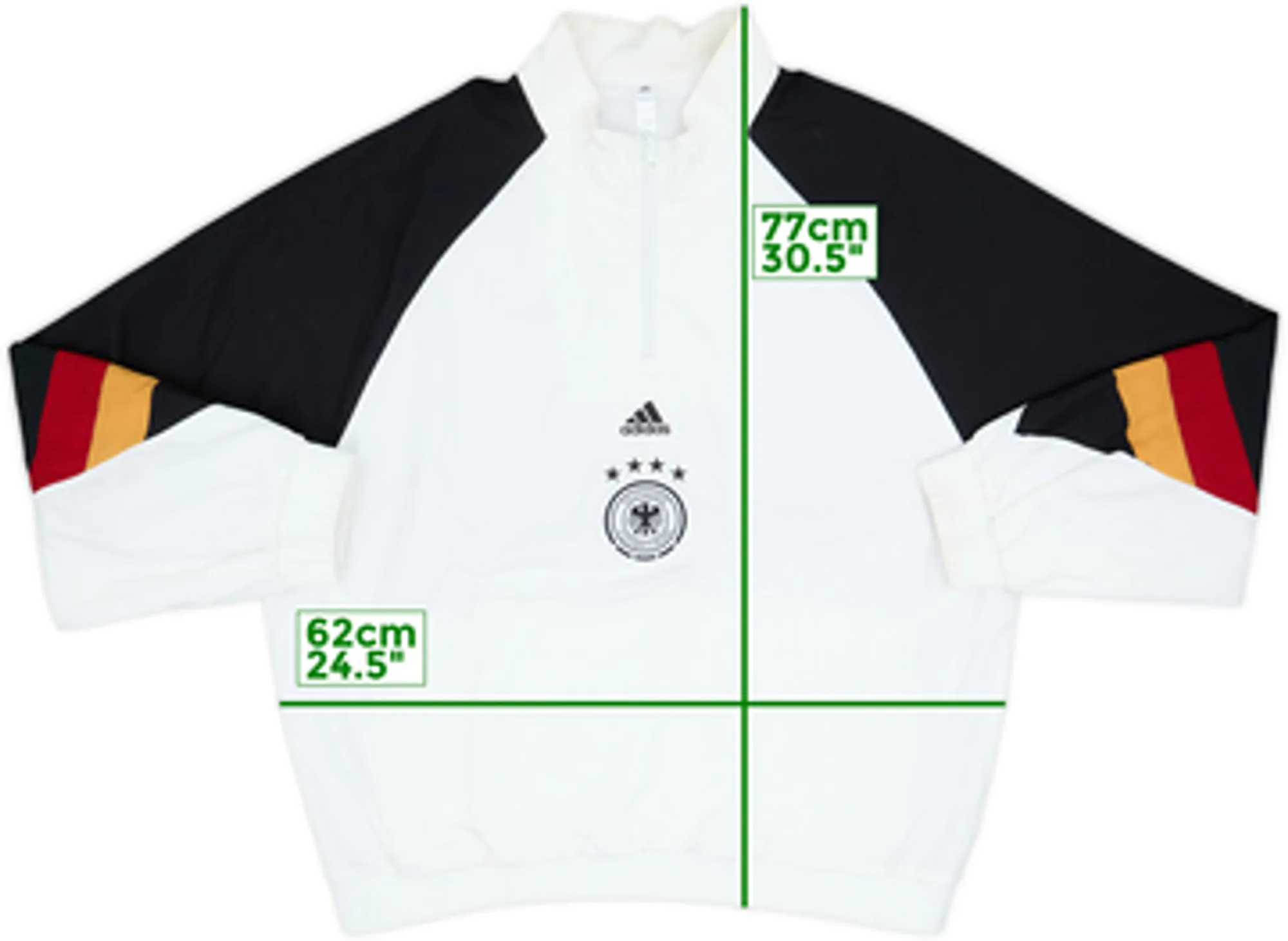2022-23 Germany adidas Icon 1/4 Zip Drill Top - 6/10 - (L)
