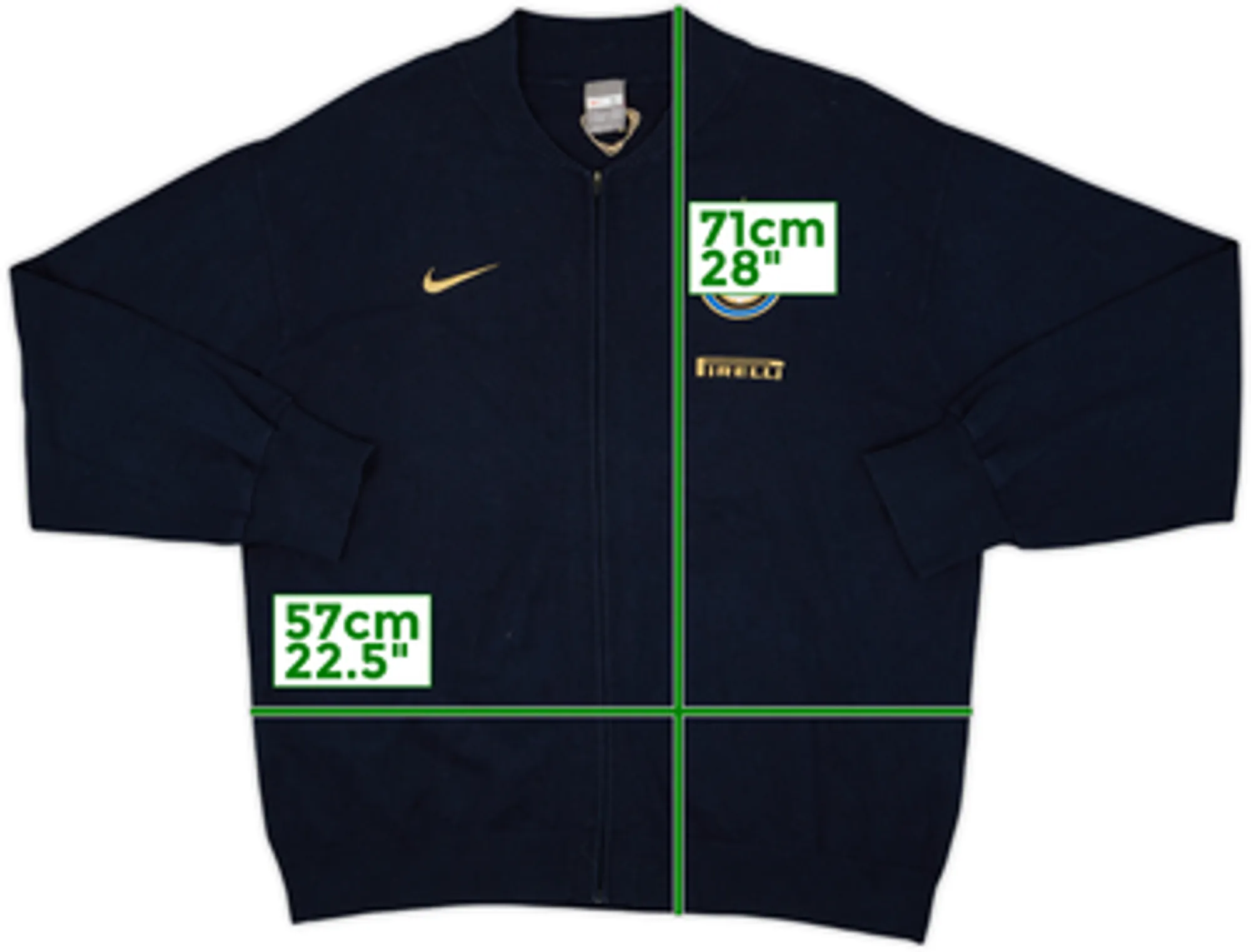 2008-09 Inter Milan Nike Knit Track Jacket - 9/10 - (XL)