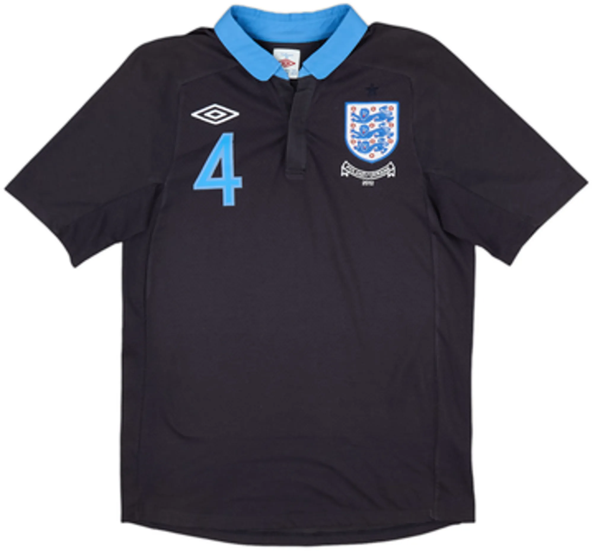 2011-12 England 'Poland/Ukraine' Away Shirt Gerrard #4 - 7/10 - (M)