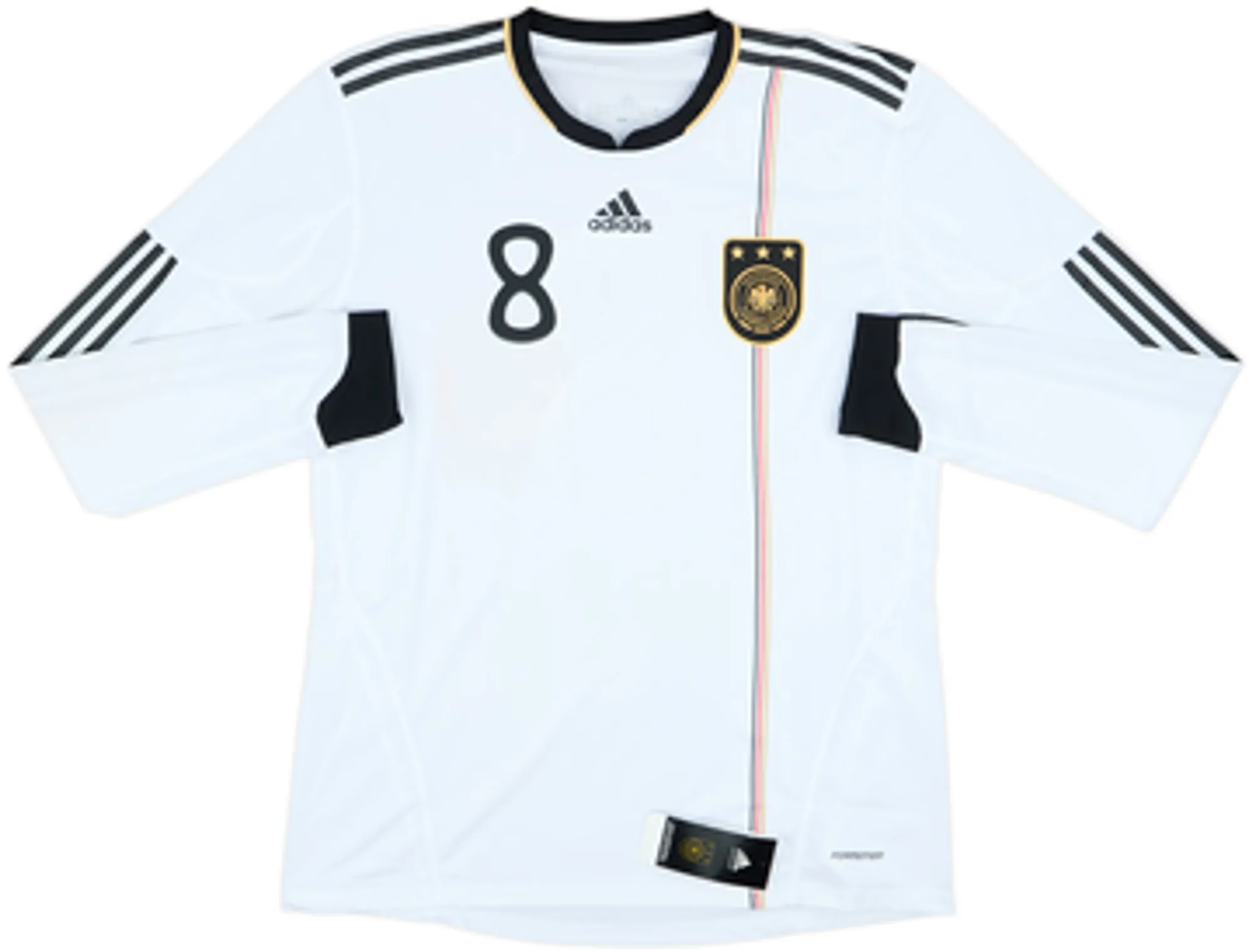 2010-11 Germany Formotion Player Issue Home L/S Shirt Ozil #8 (XL)