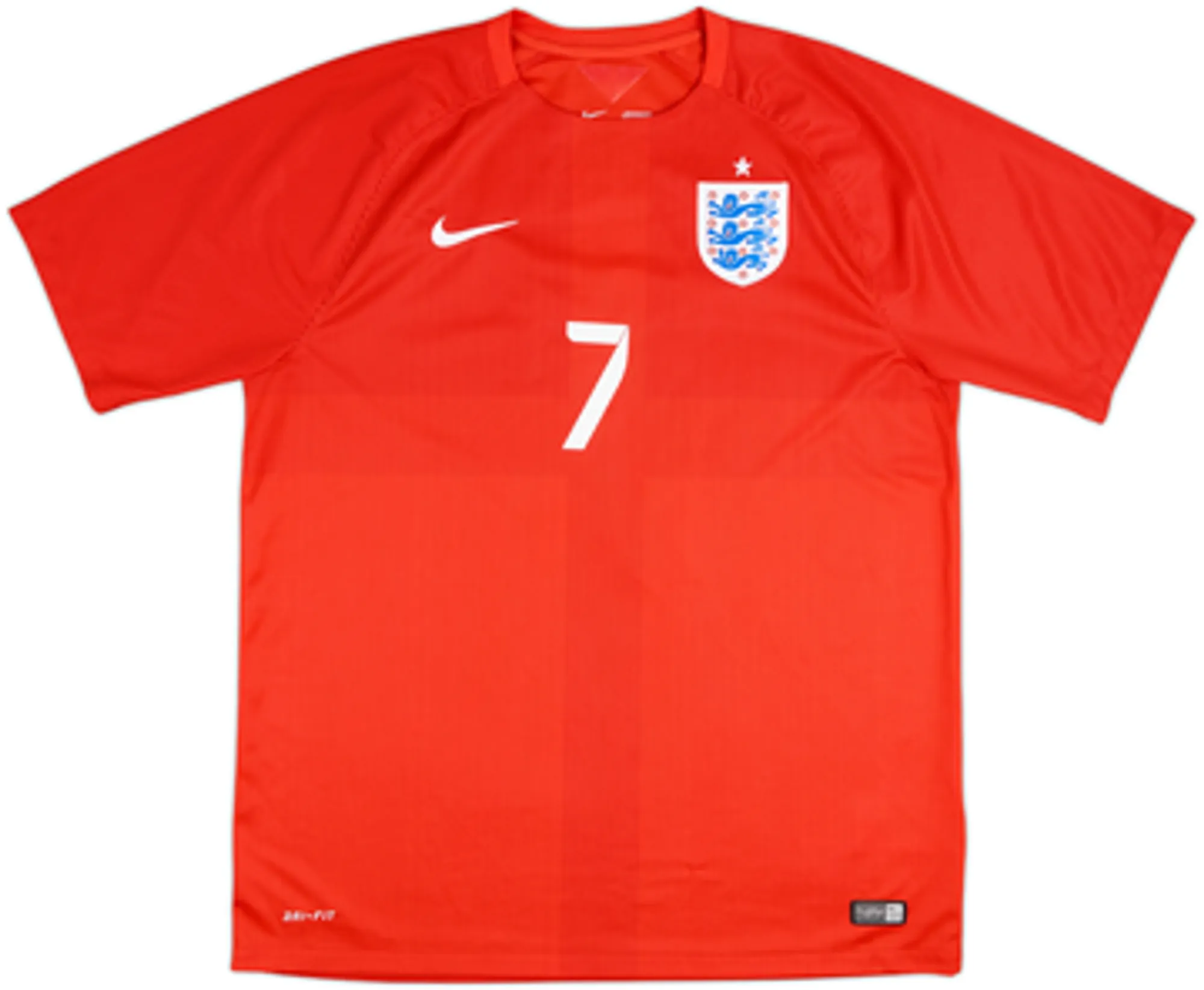 2014-15 England Away Shirt Wilshere #7 - 9/10 - (XL)