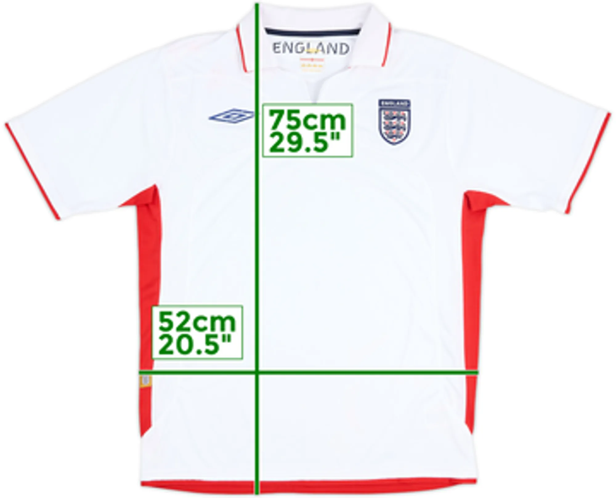 2005-06 England Umbro 1/4 Zip Polo Shirt - 6/10 - (M)