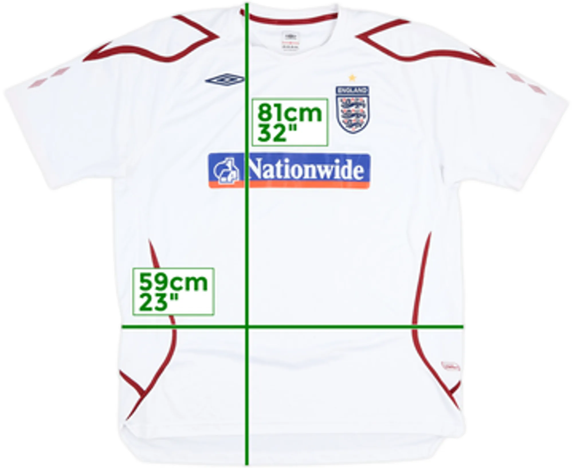 2008-09 England Umbro Training Shirt - 8/10 - (XXL)