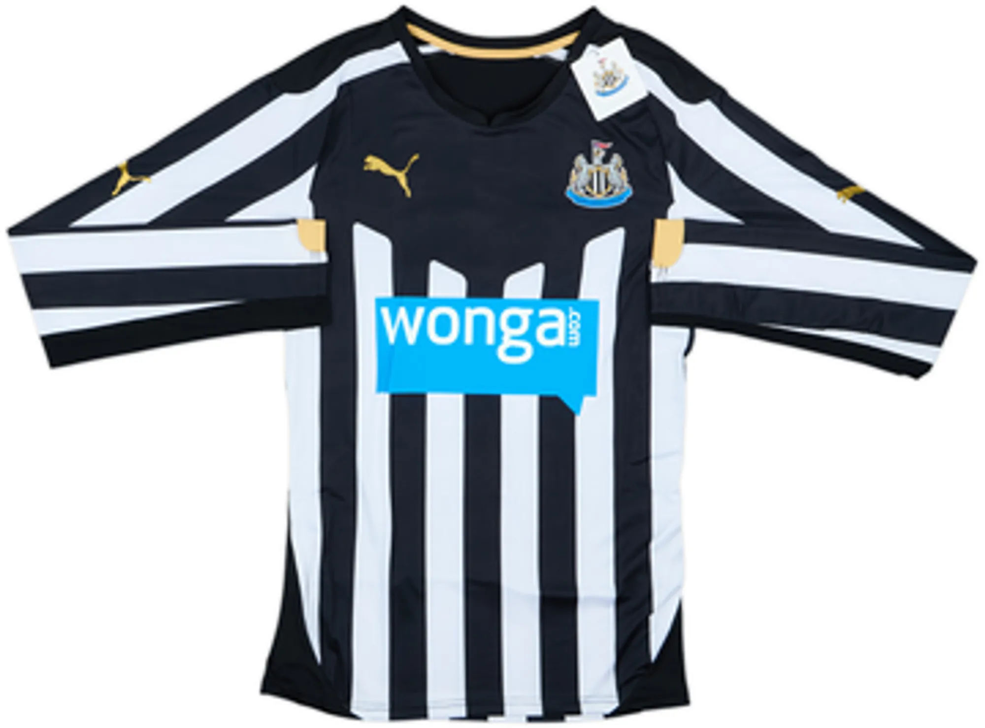 2014-15 Newcastle Player Issue ACTV Fit Home L/S Shirt Jonas #18 (XL)