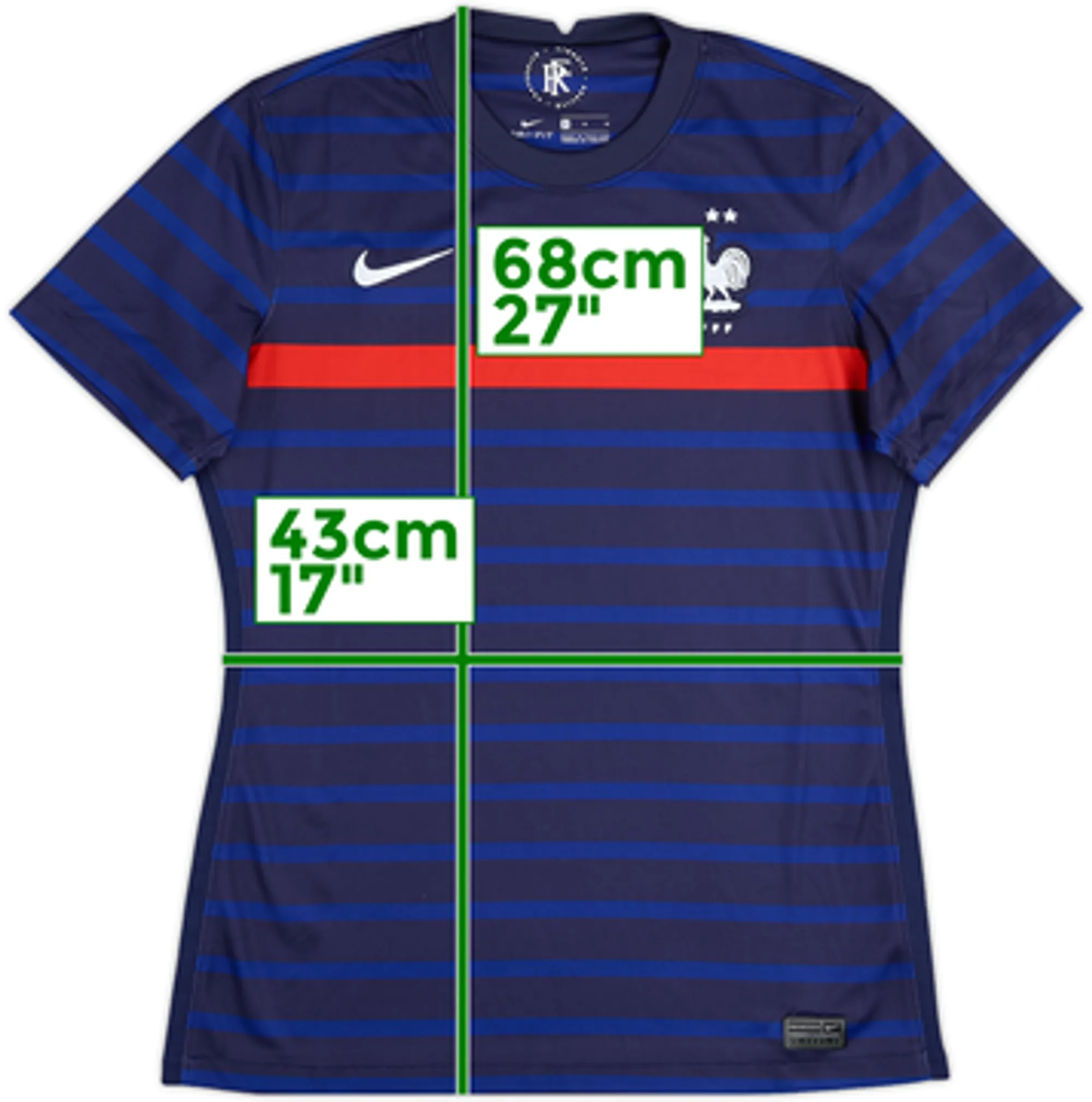 2020-21 France Home Shirt - 9/10 - (Women's M)