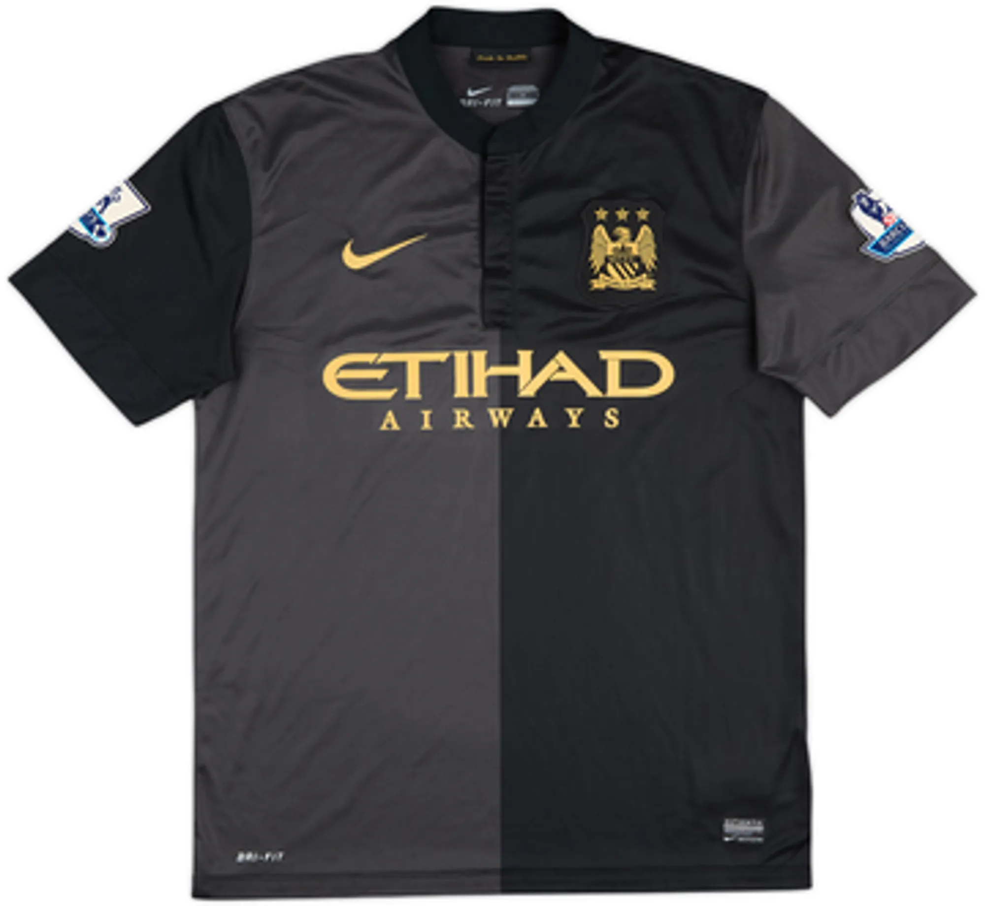 2013-14 Manchester City Away Shirt Aguero #16 - 8/10 - (M)