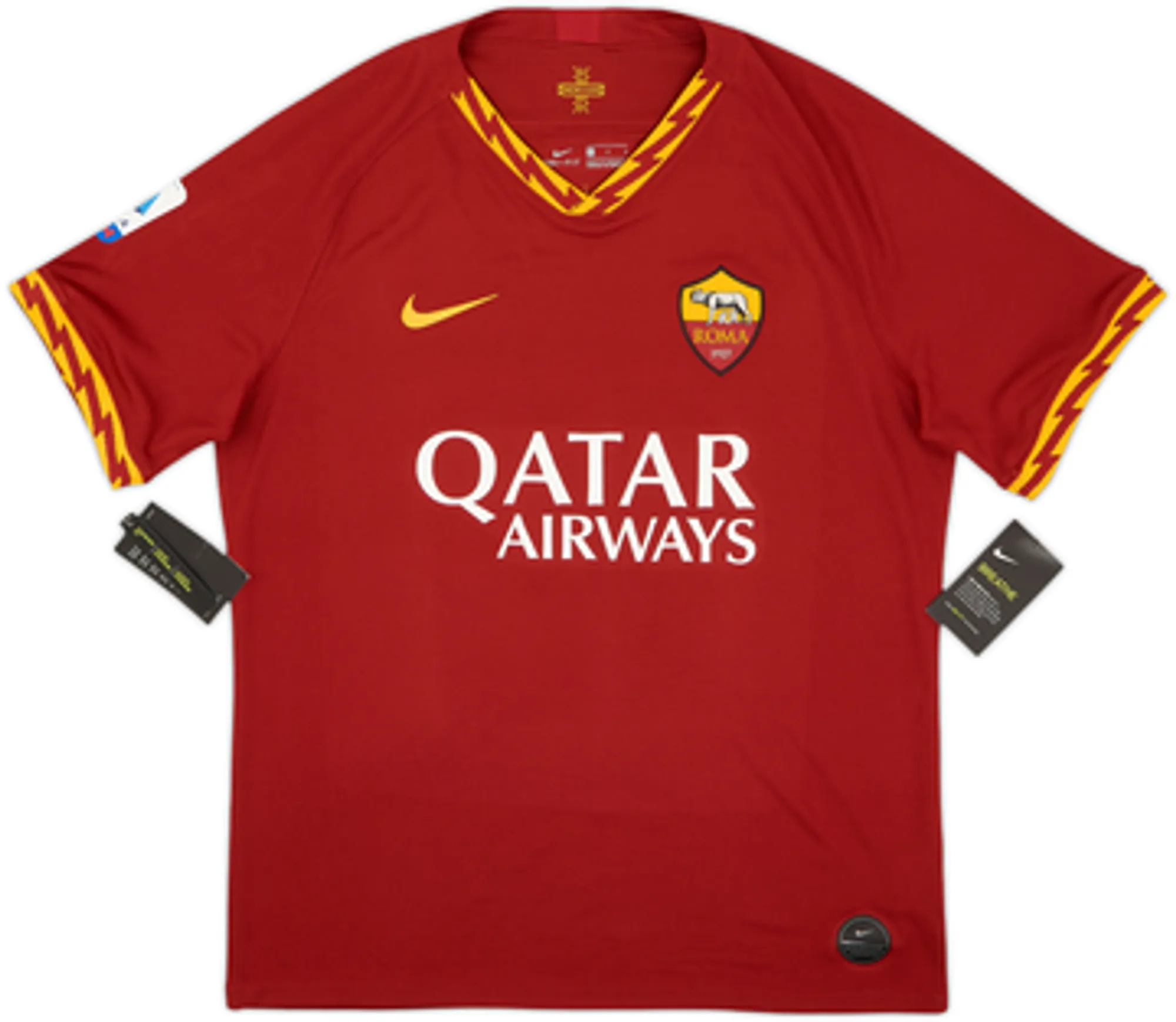 2019-20 Roma Signed Home Shirt Cengiz Under #17 (L)