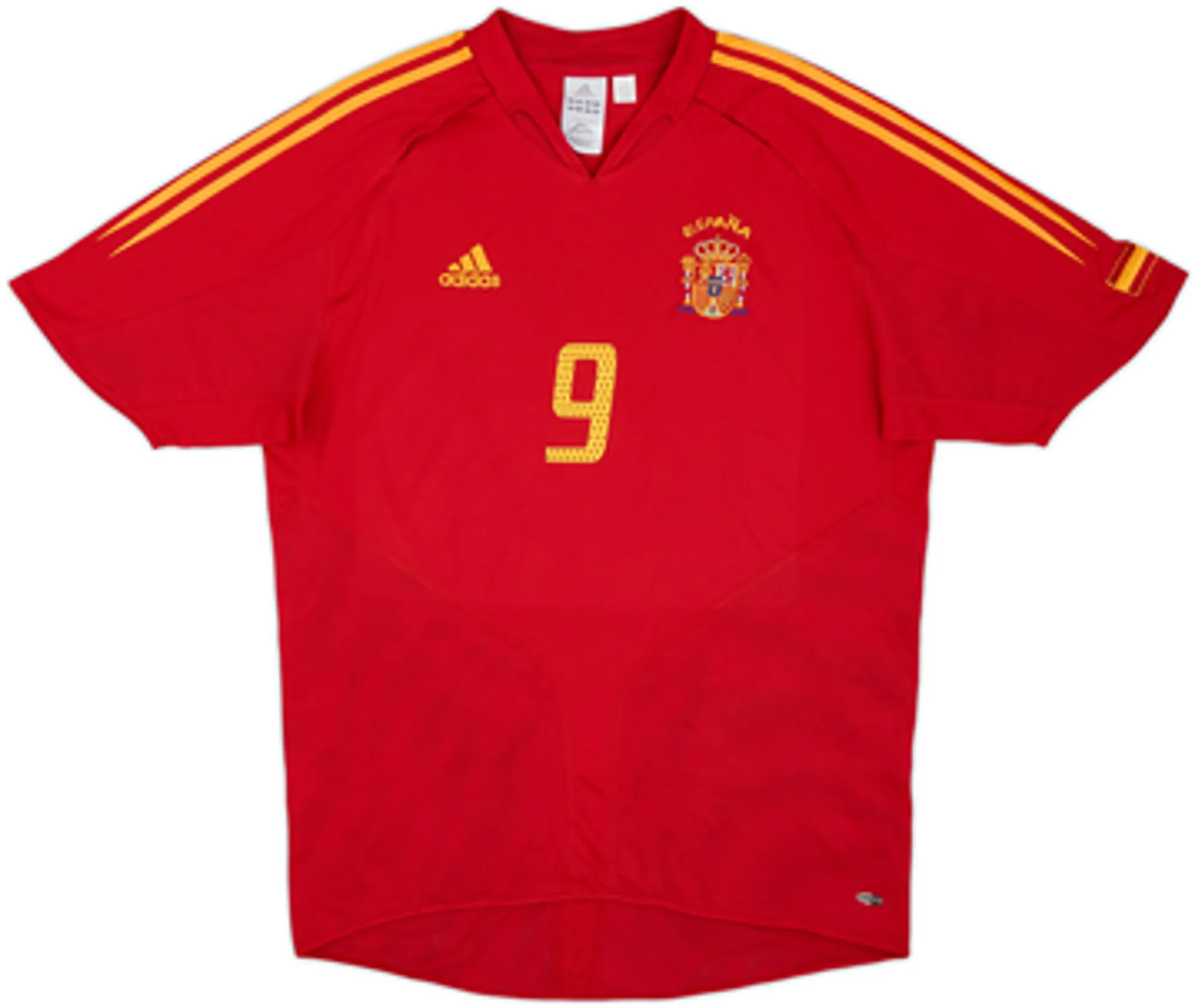 2004-06 Spain Home Shirt Torres #9 - 8/10 - (L)