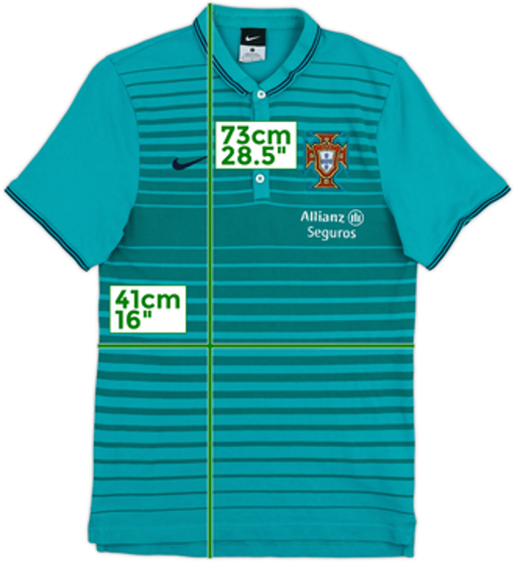 2014-15 Portugal Nike Player Issue Polo Shirt - 5/10 - (S)