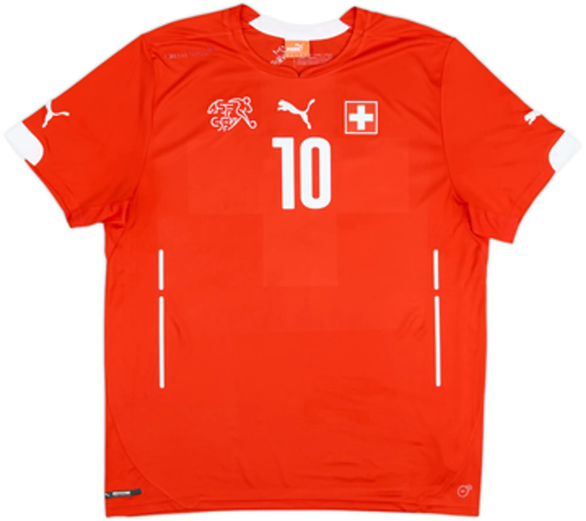 2014-15 Switzerland Home Shirt Xhaka #10 - 8/10 - (XL)