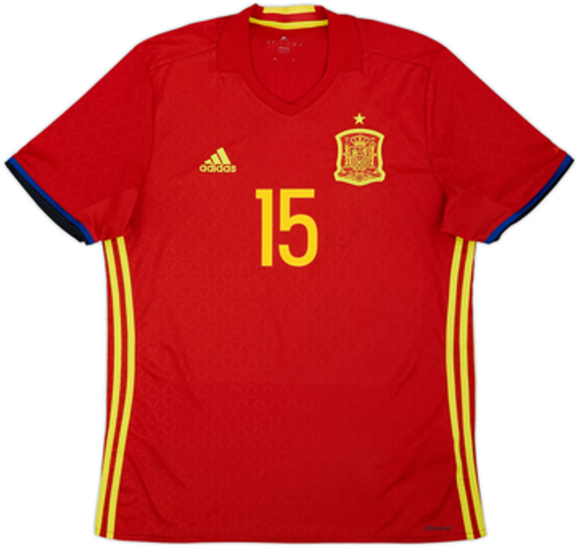 2016-17 Spain Home Shirt Ramos #15 - 6/10 - (L)
