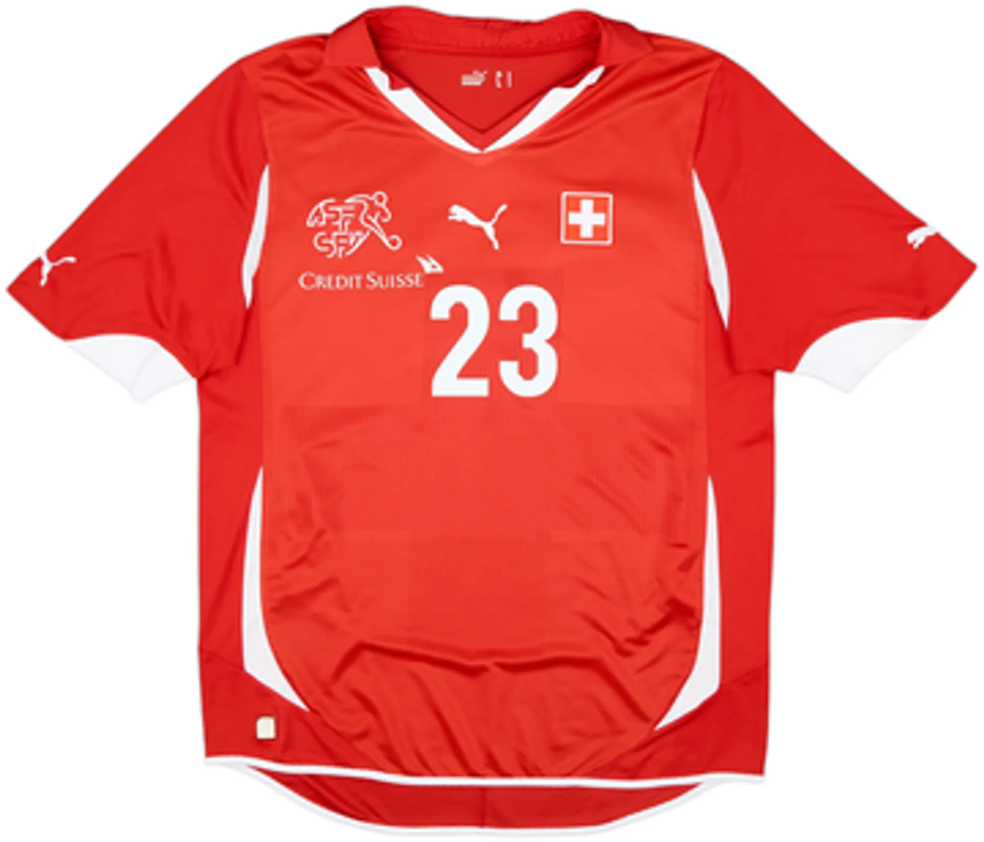 2010-11 Switzerland Home Shirt Shaqiri #23 - 8/10 - (L)
