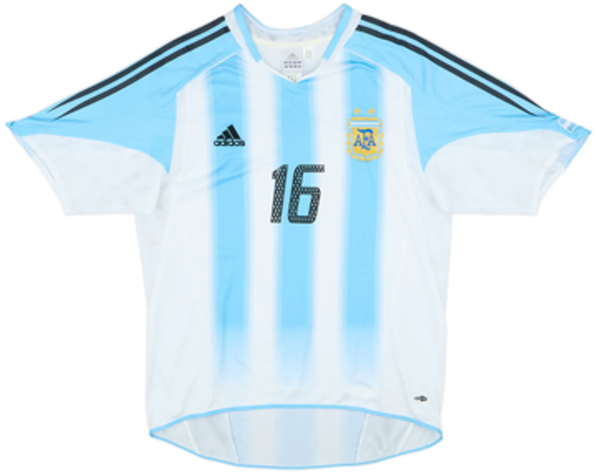 2004-05 Argentina Home Shirt Aimar #16 - 6/10 - (M)