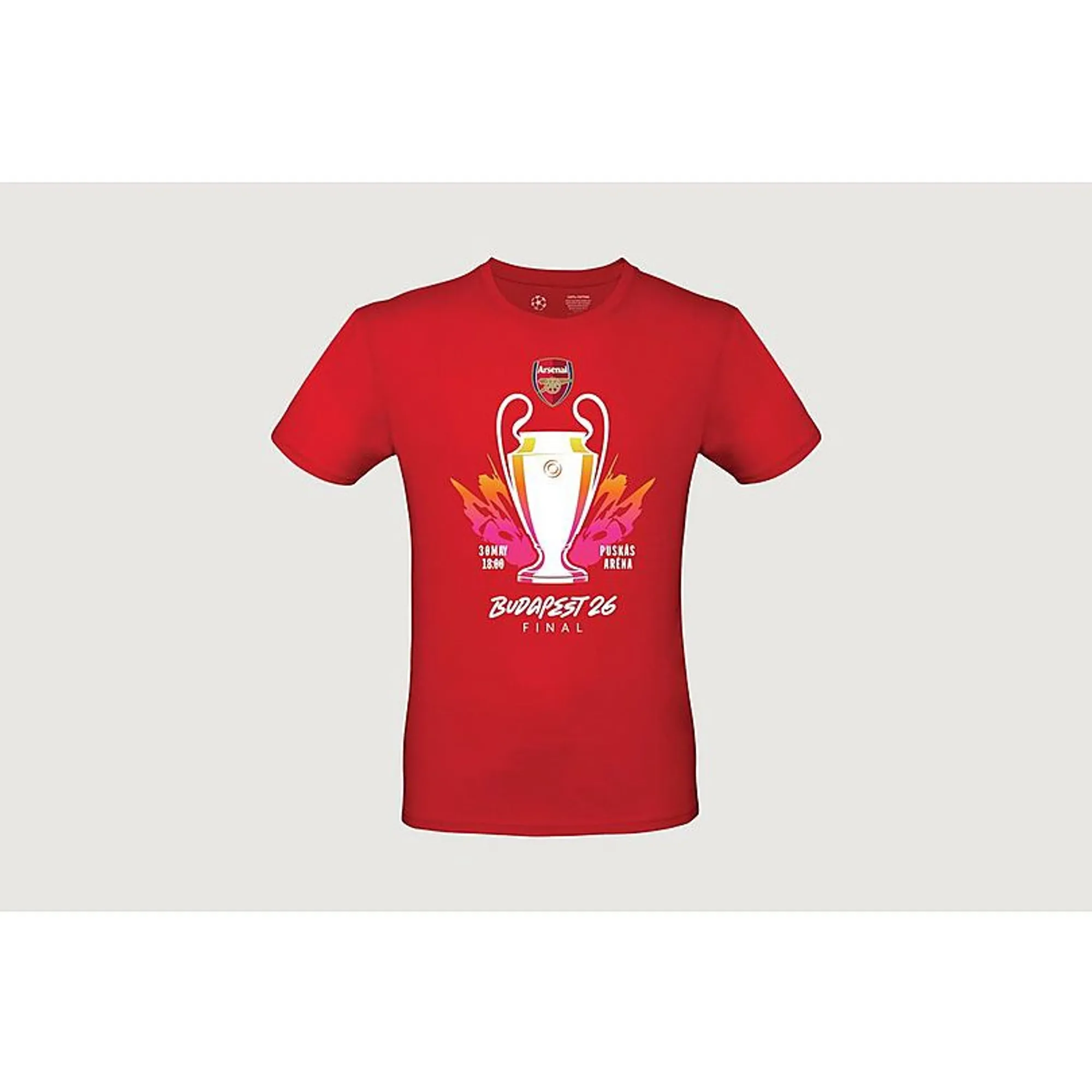 Arsenal Kids Champions League Final T-Shirt, Red