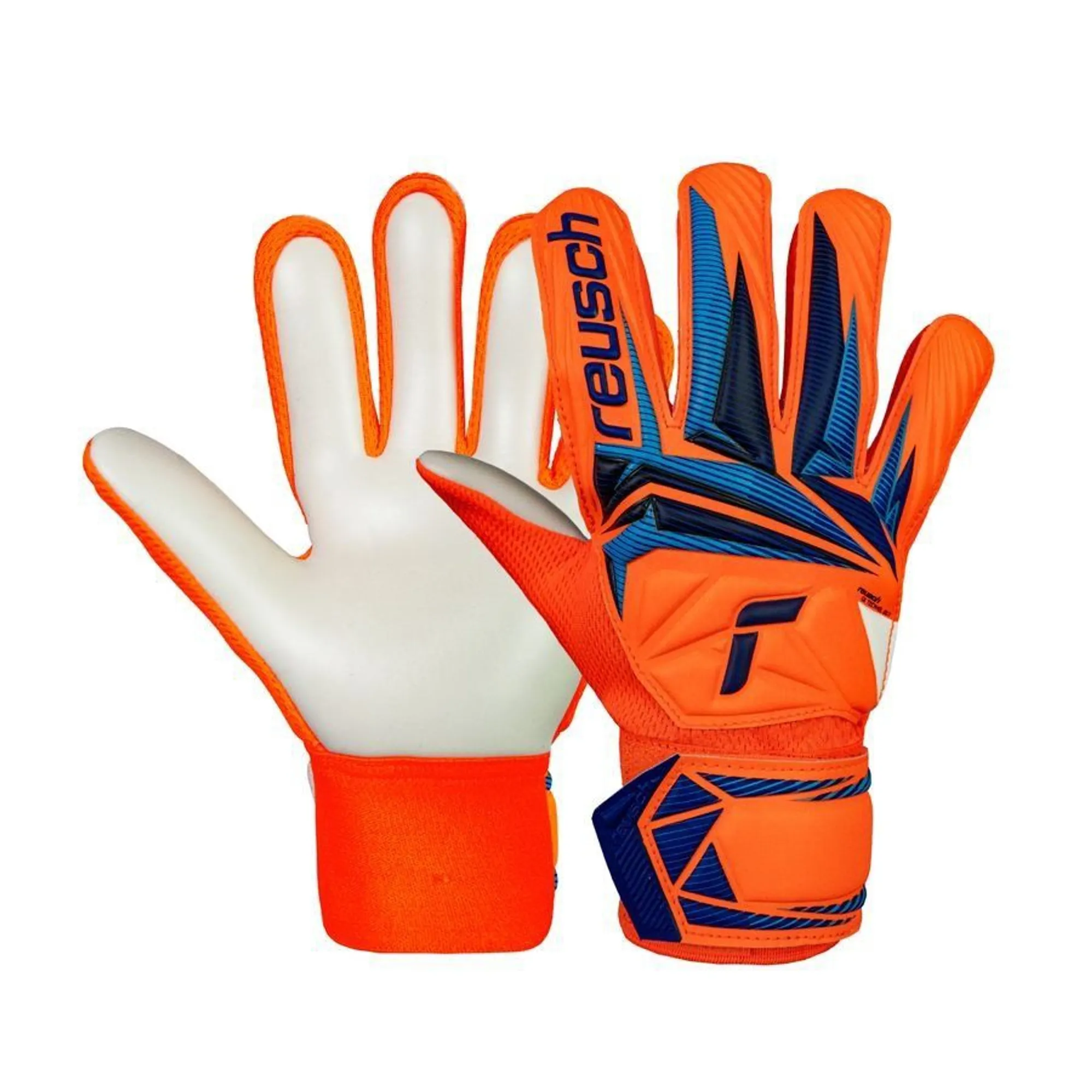 Reusch Goalkeeper Gloves Attrakt Starter Solid World Cup Line - ['Orange']