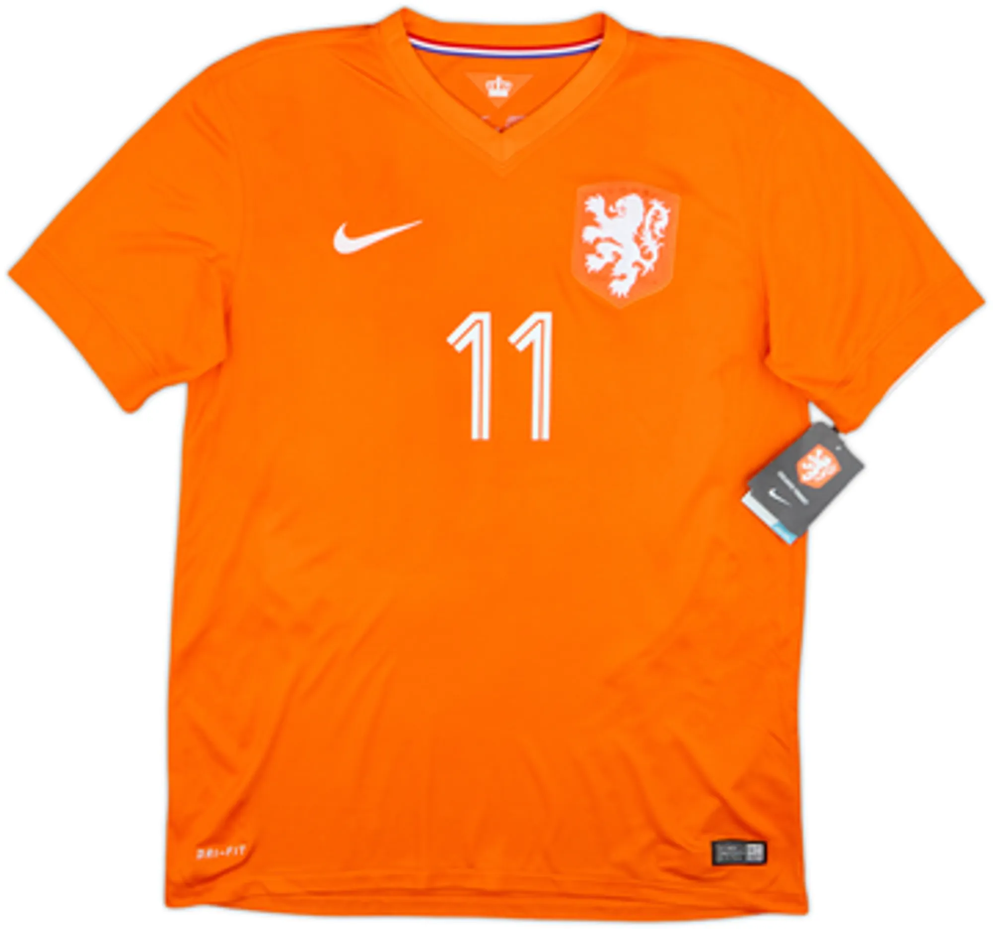 2014-15 Netherlands Home Shirt Robben #11 (M)
