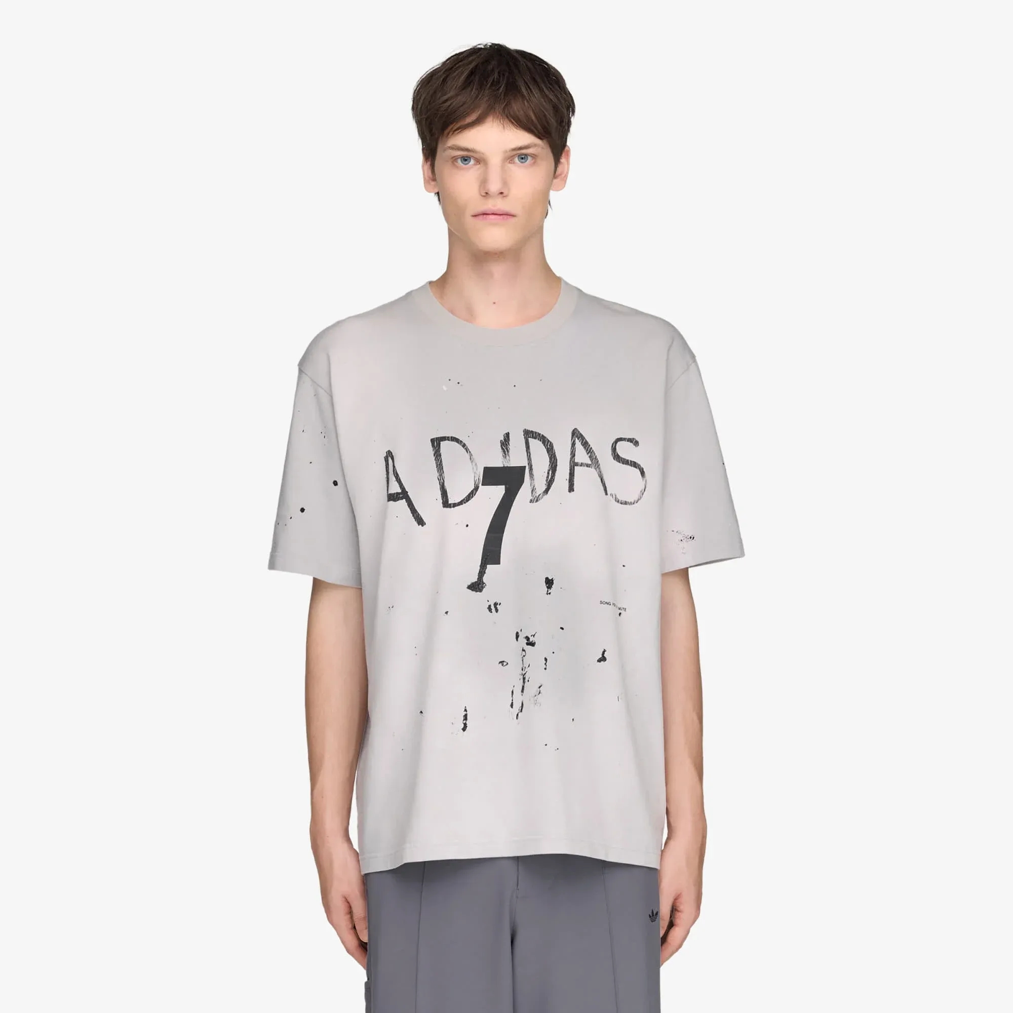 T-Shirt Adidas X Song For The Mute 007 Short Sleeve T-Shirt Unisex Grey Two S