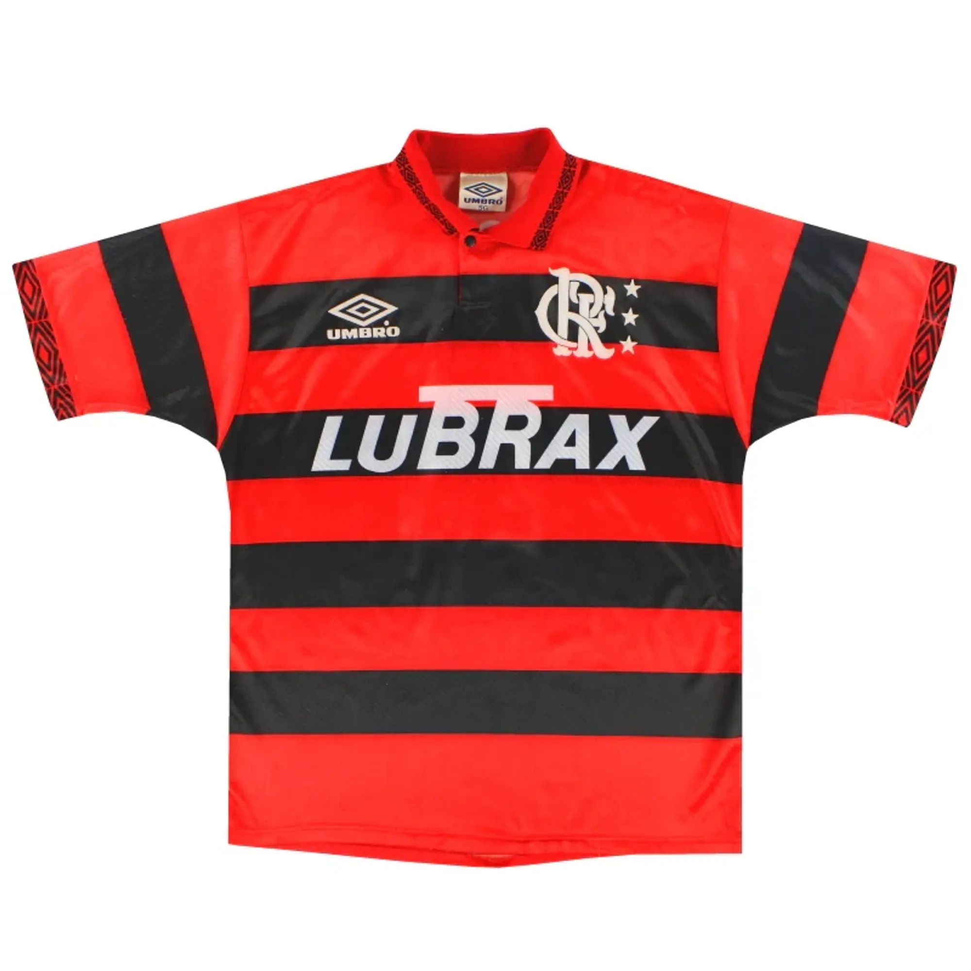 1993-94 Flamengo Umbro Home Shirt L - Central and South American Clubs / Very Good 