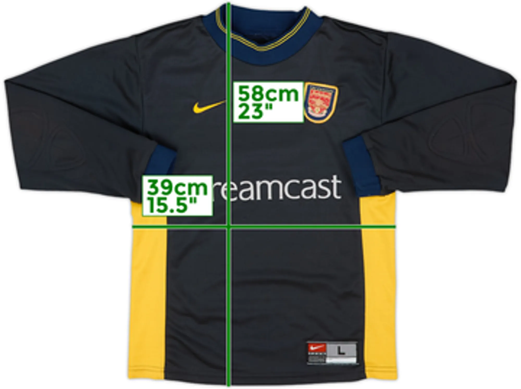 1999-00 Arsenal GK Shirt - 6/10 - (L.Boys)