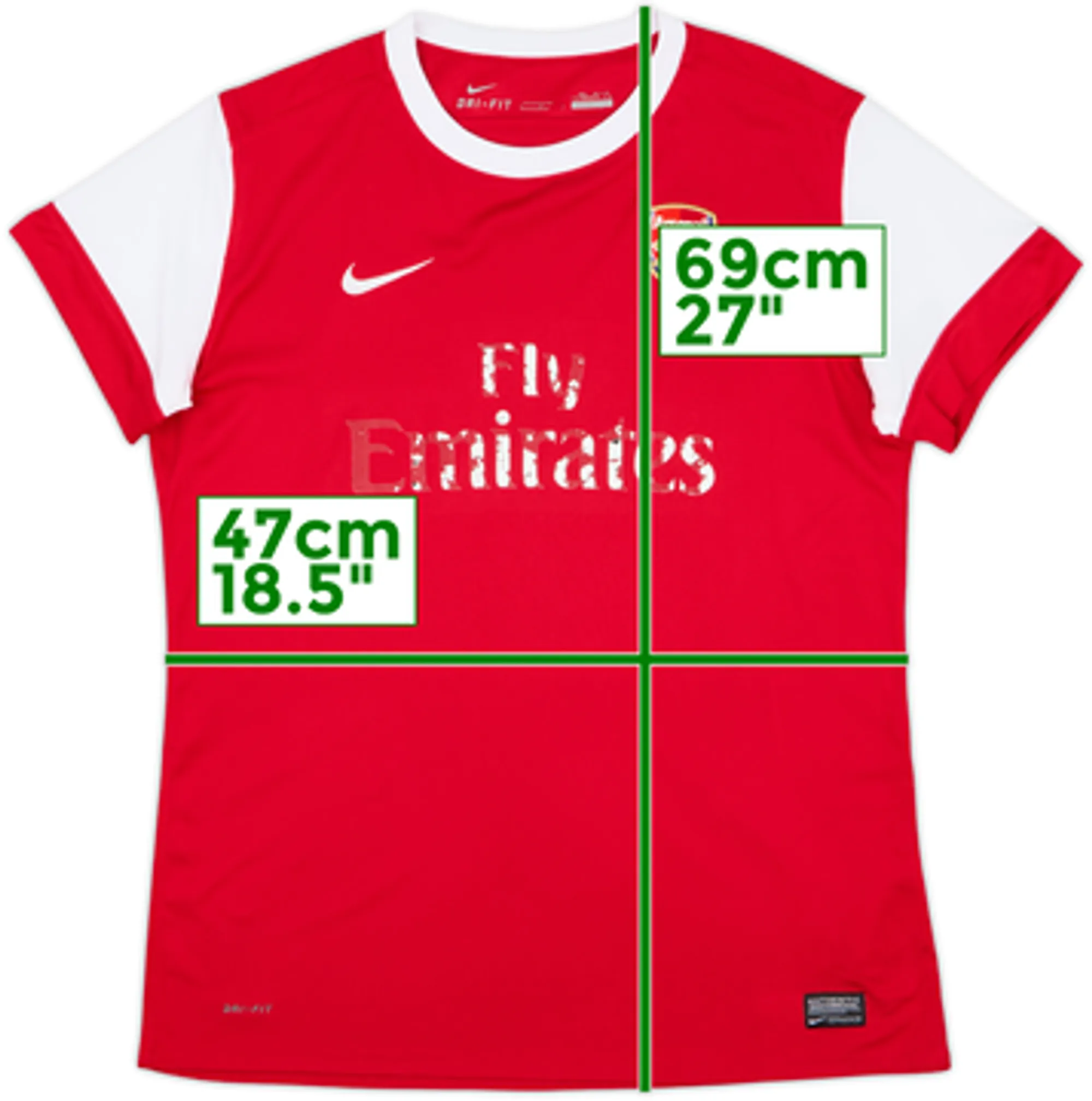 2010-11 Arsenal Home Shirt - 4/10 - (Women's L)