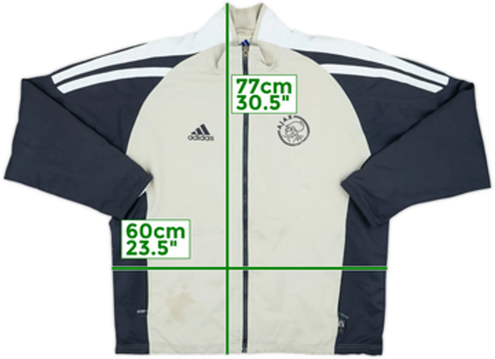 2001-02 Ajax adidas Track Jacket - 5/10 - (M/L)