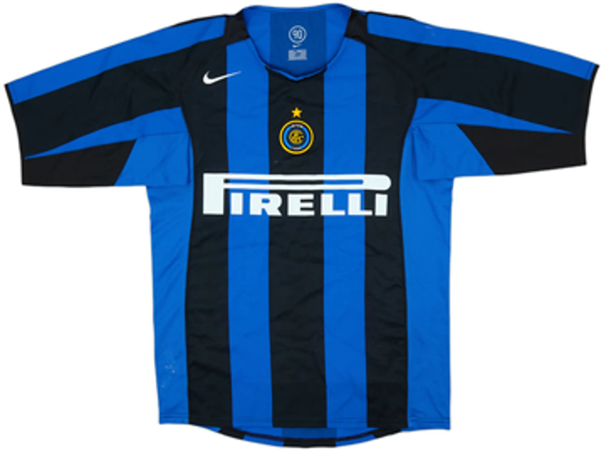 2004-05 Inter Milan Home Shirt J. Zanetti #4 - 5/10 - (S)