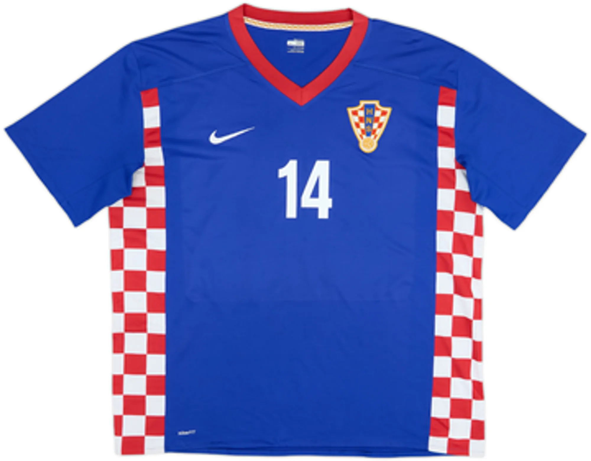 2007-09 Croatia Away Shirt Modric #14 - 6/10 - (L)