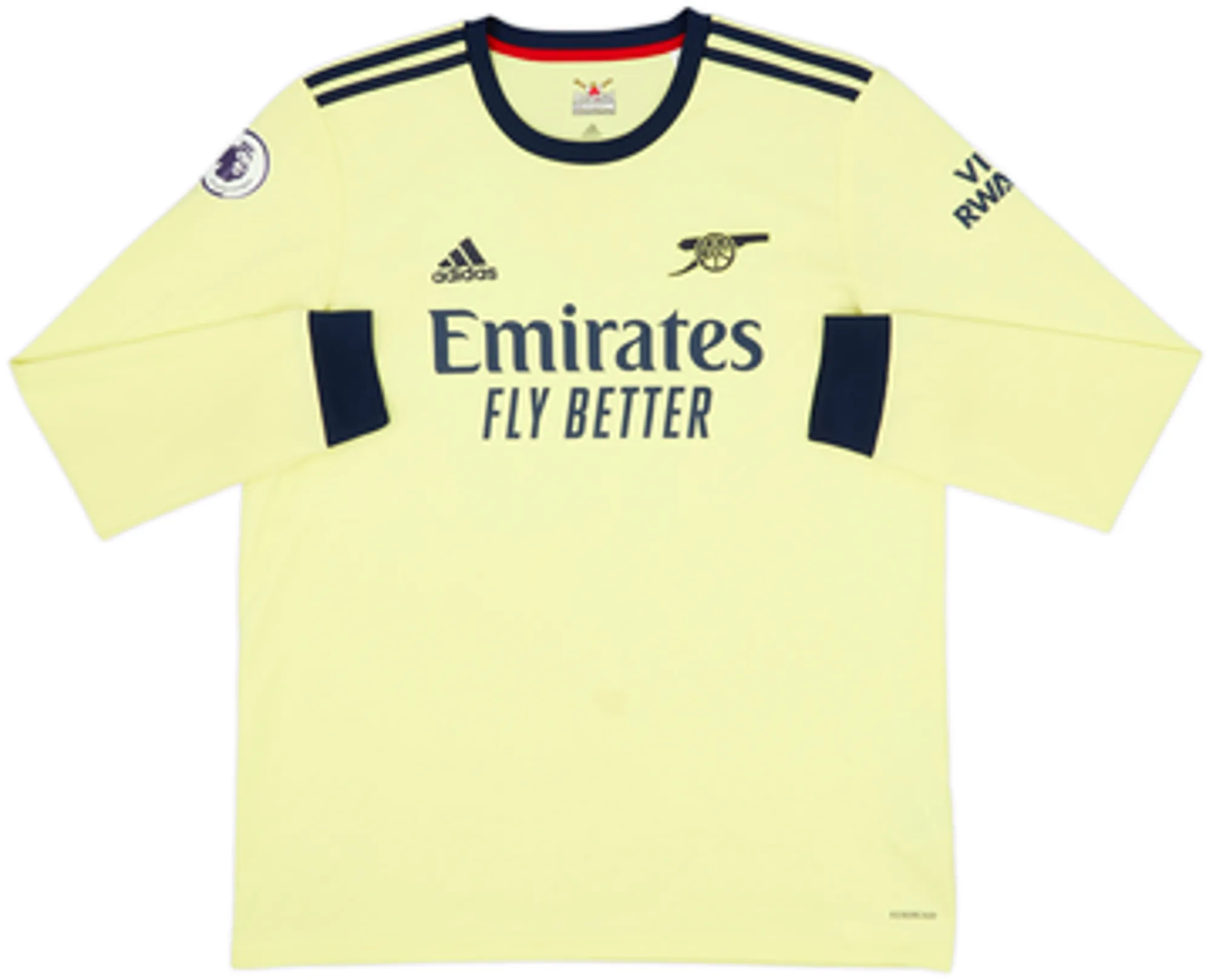 2021-22 Arsenal Away L/S Shirt Smith Rowe #10 - 7/10 - (XL)