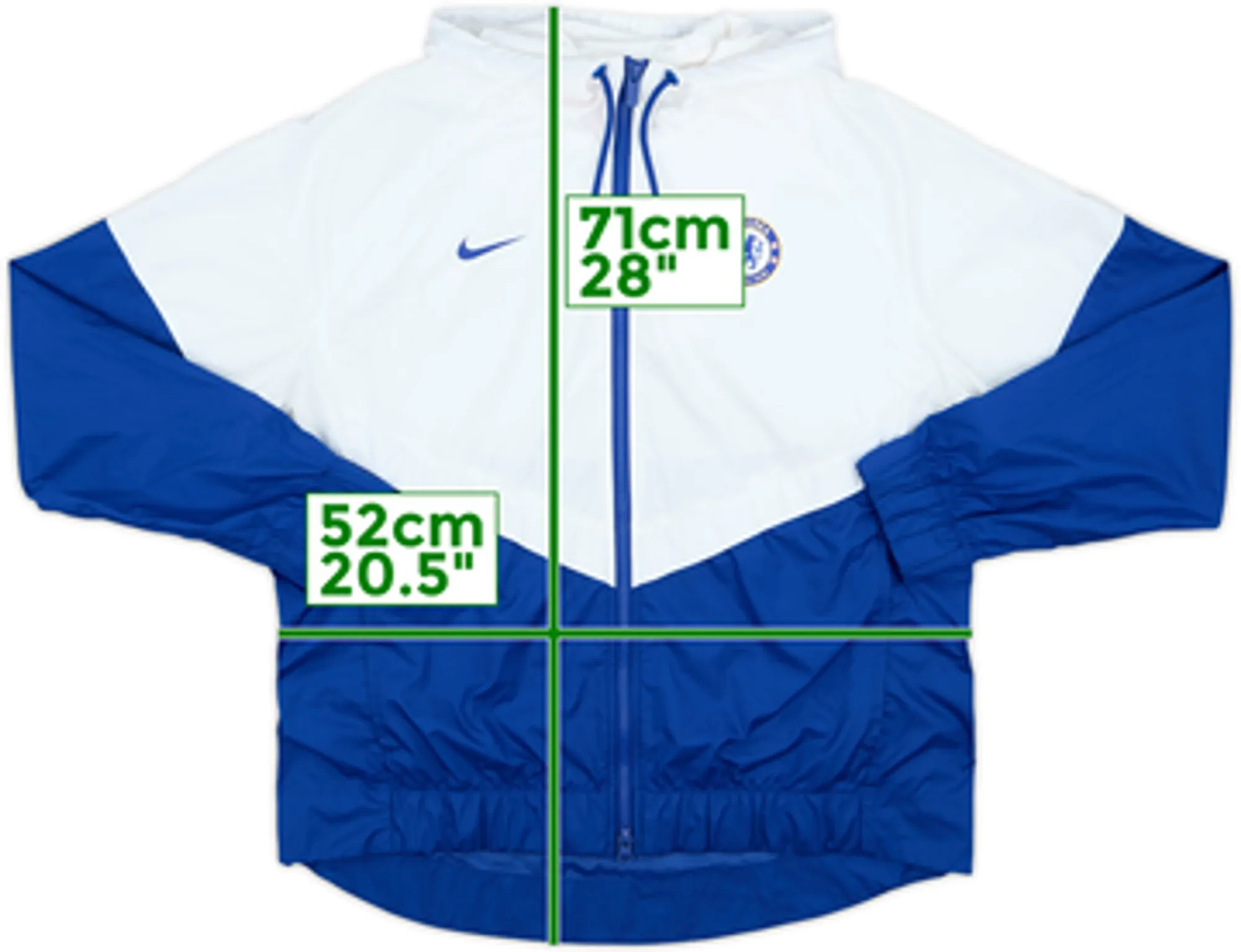 2017-18 Chelsea Nike Hooded Rain Jacket - 5/10 - (L)