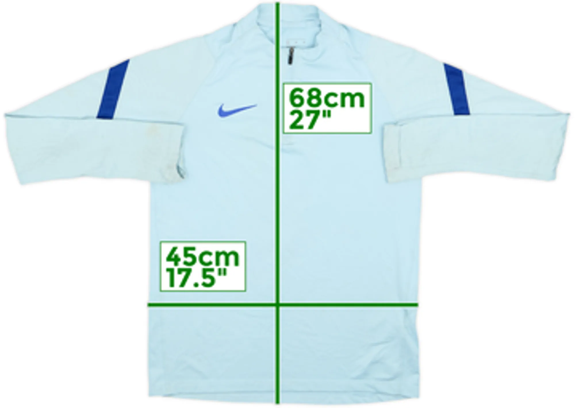 2020-21 Chelsea Nike 1/4 Zip Drill Top - 5/10 - (XL)