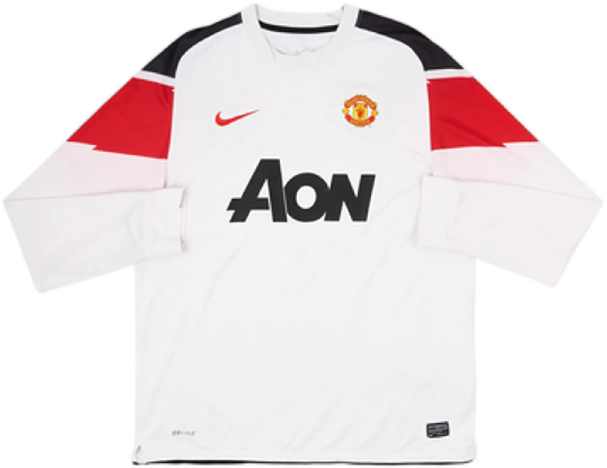 2010-12 Manchester United Away L/S Shirt Nani #17 - 5/10 - (L)