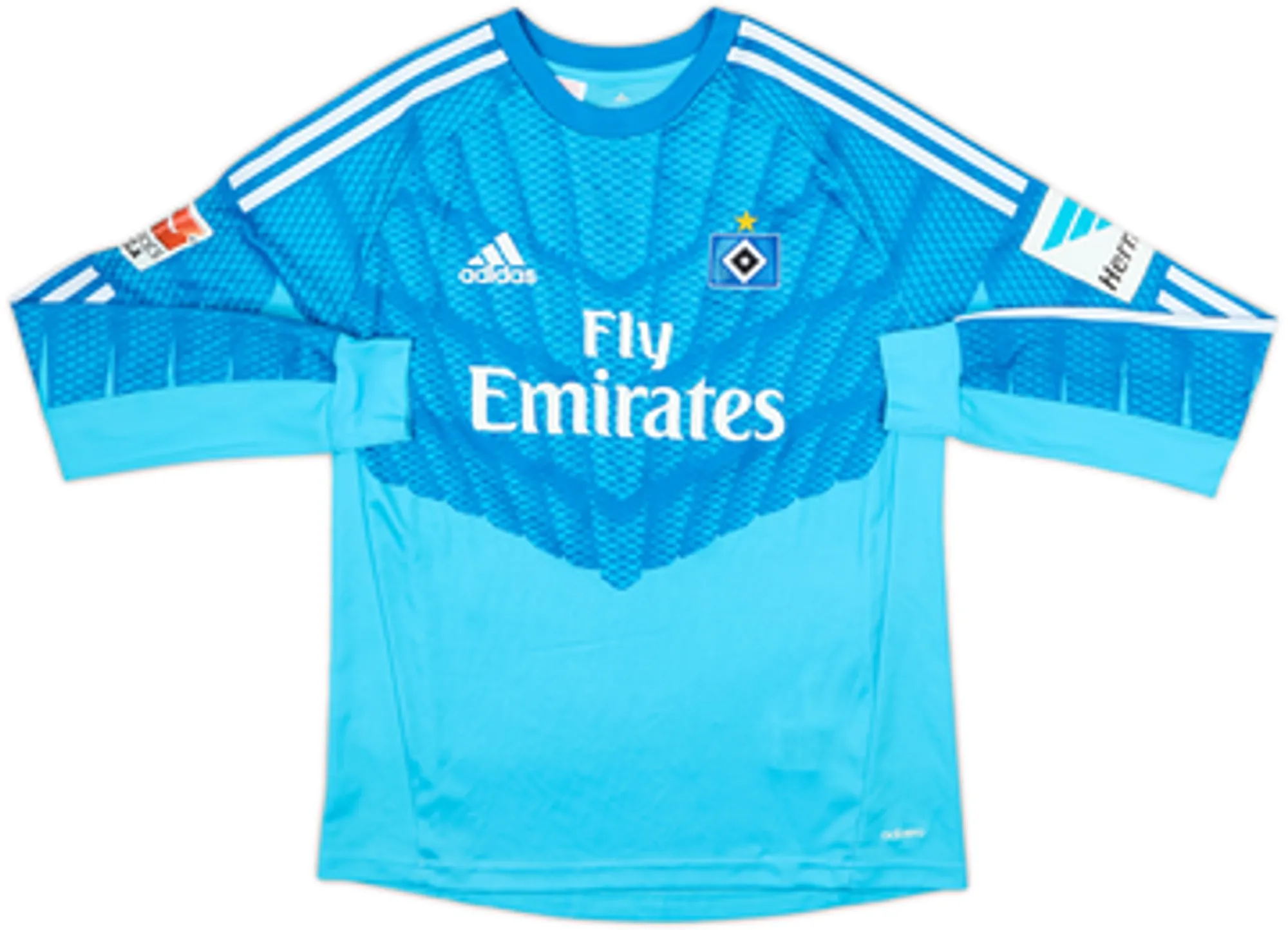 2014-15 Hamburg Signed GK Shirt Adler #15 - 10/10 - (L.Boys)