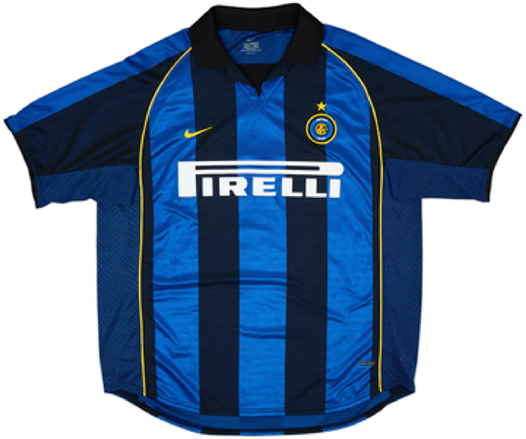 2001-02 Inter Milan Home Shirt Kallon #3 - 8/10 - (L)
