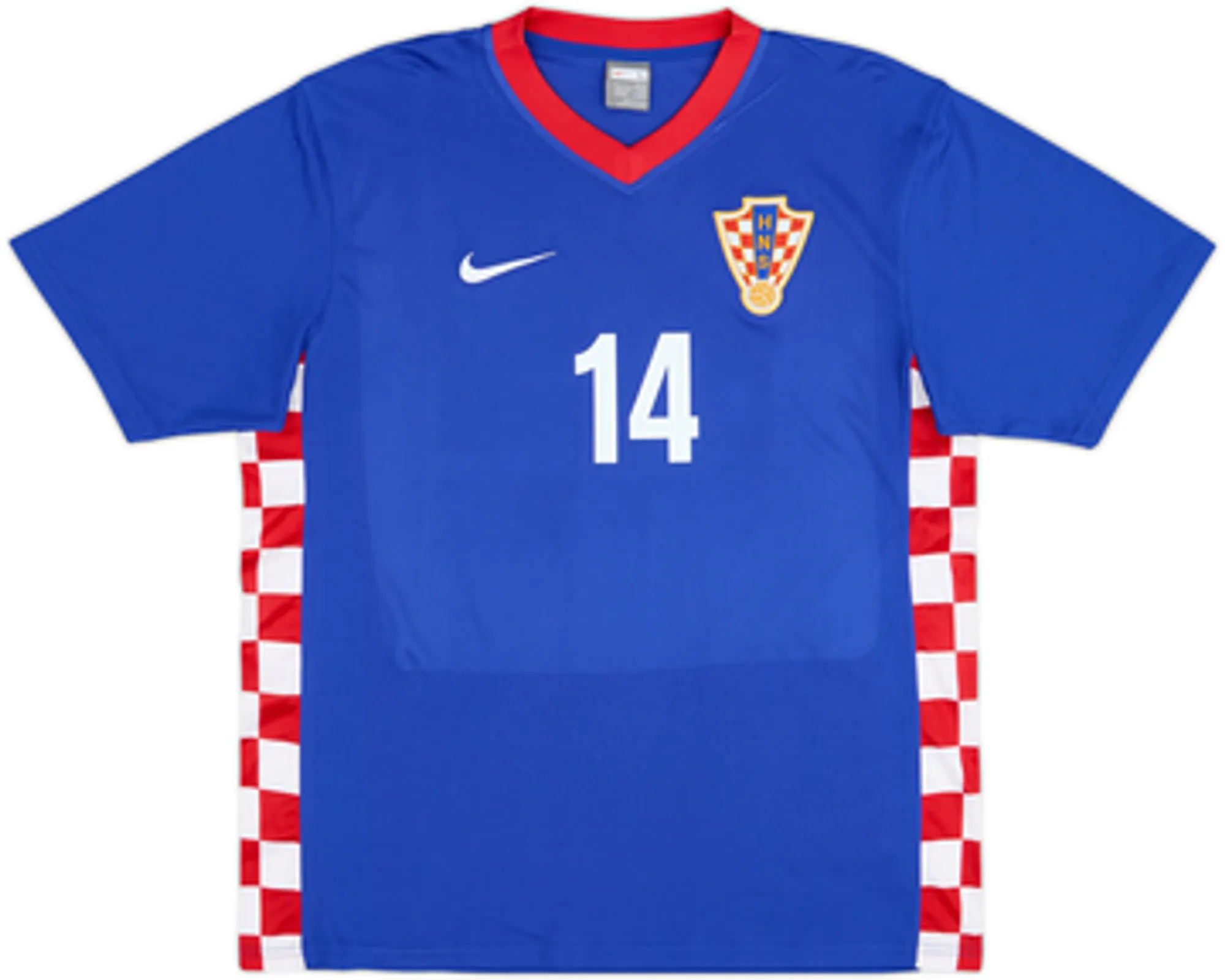 2007-09 Croatia Basic Away Shirt Modric #14 - 8/10 - (L)