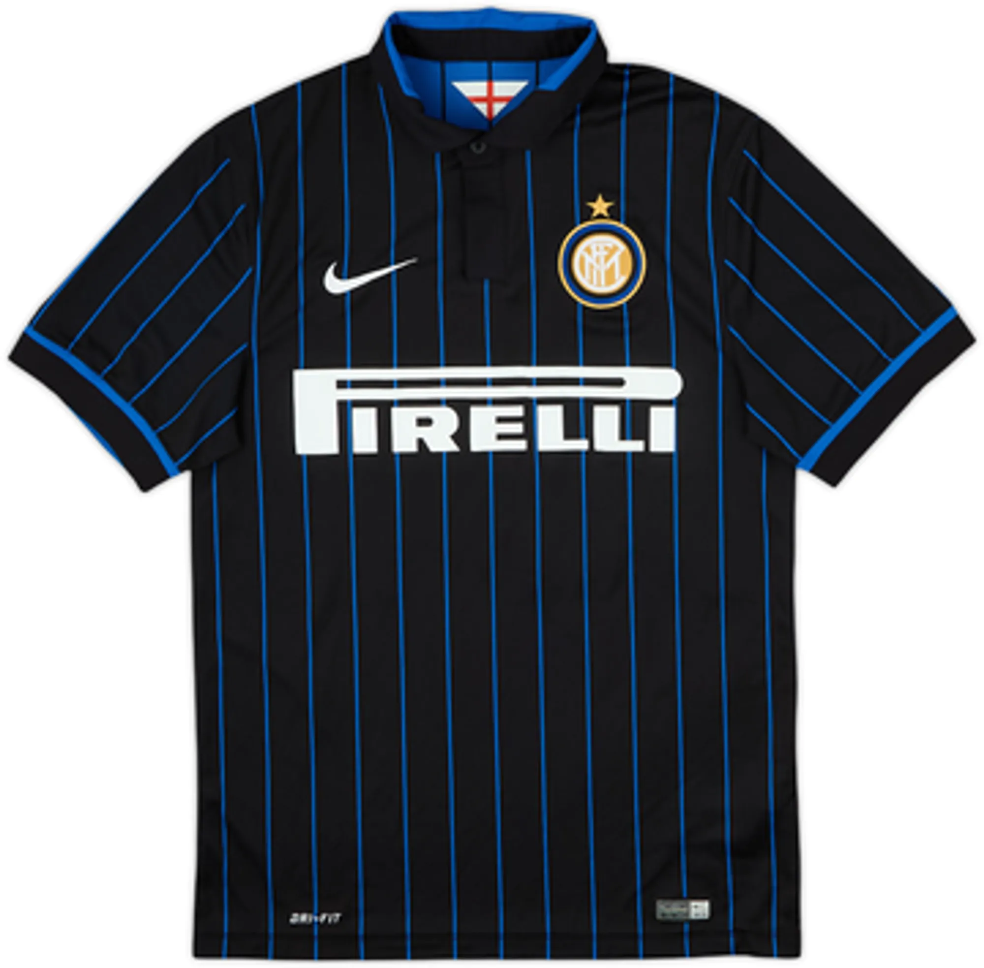 2014-15 Inter Milan Home Shirt Shaqiri #91 - 9/10 - (S)