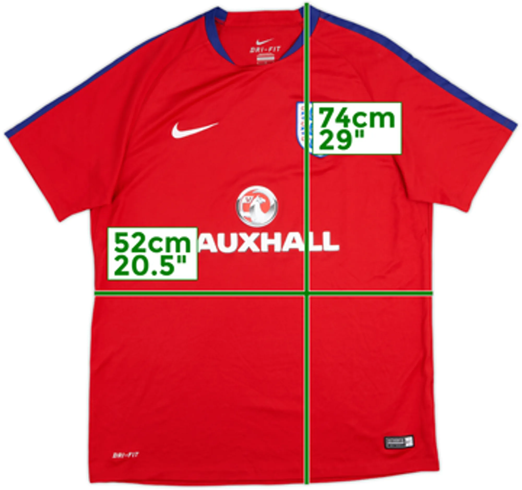 2016-17 England Nike Training Shirt - 5/10 - (L)