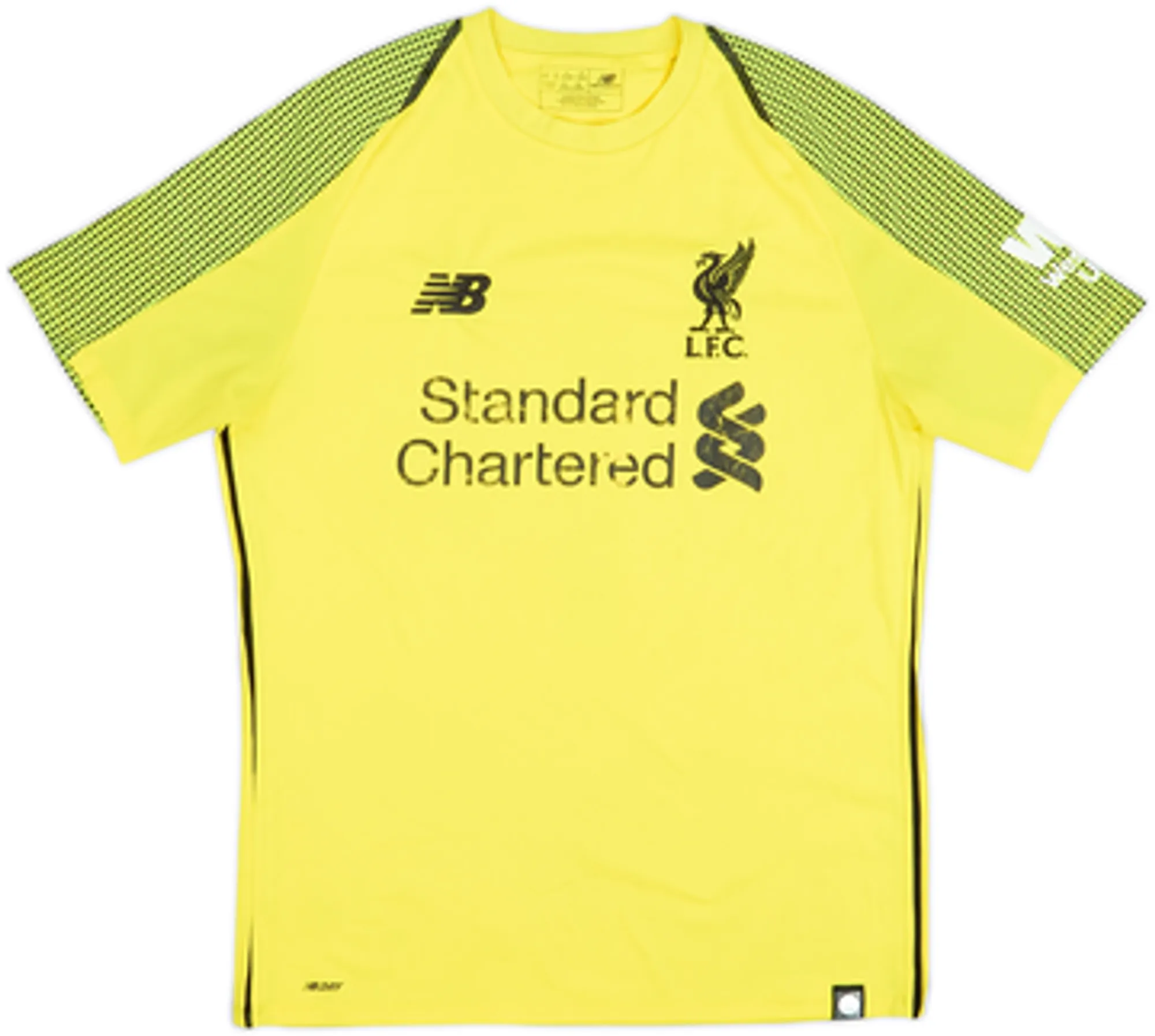 2018-19 Liverpool GK S/S Shirt Karius #1 - 5/10 - (S)