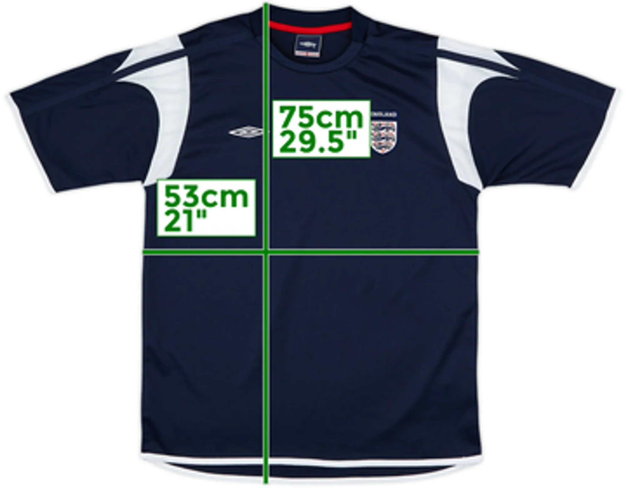 2005-06 England Umbro 1/4 Zip Training Shirt - 10/10 - (M)