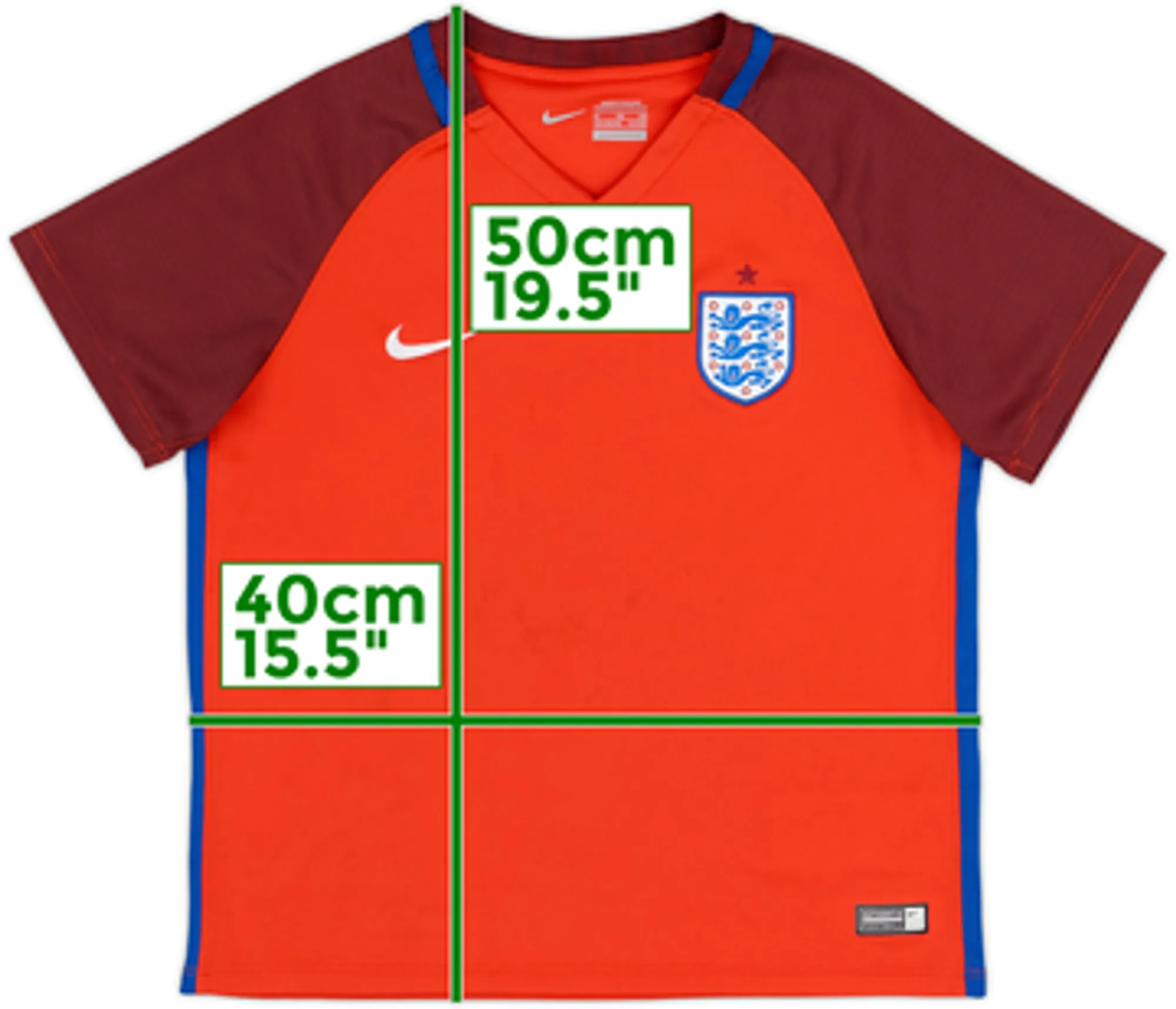 2016-17 England Away Shirt - 8/10 - (7-8 Years)