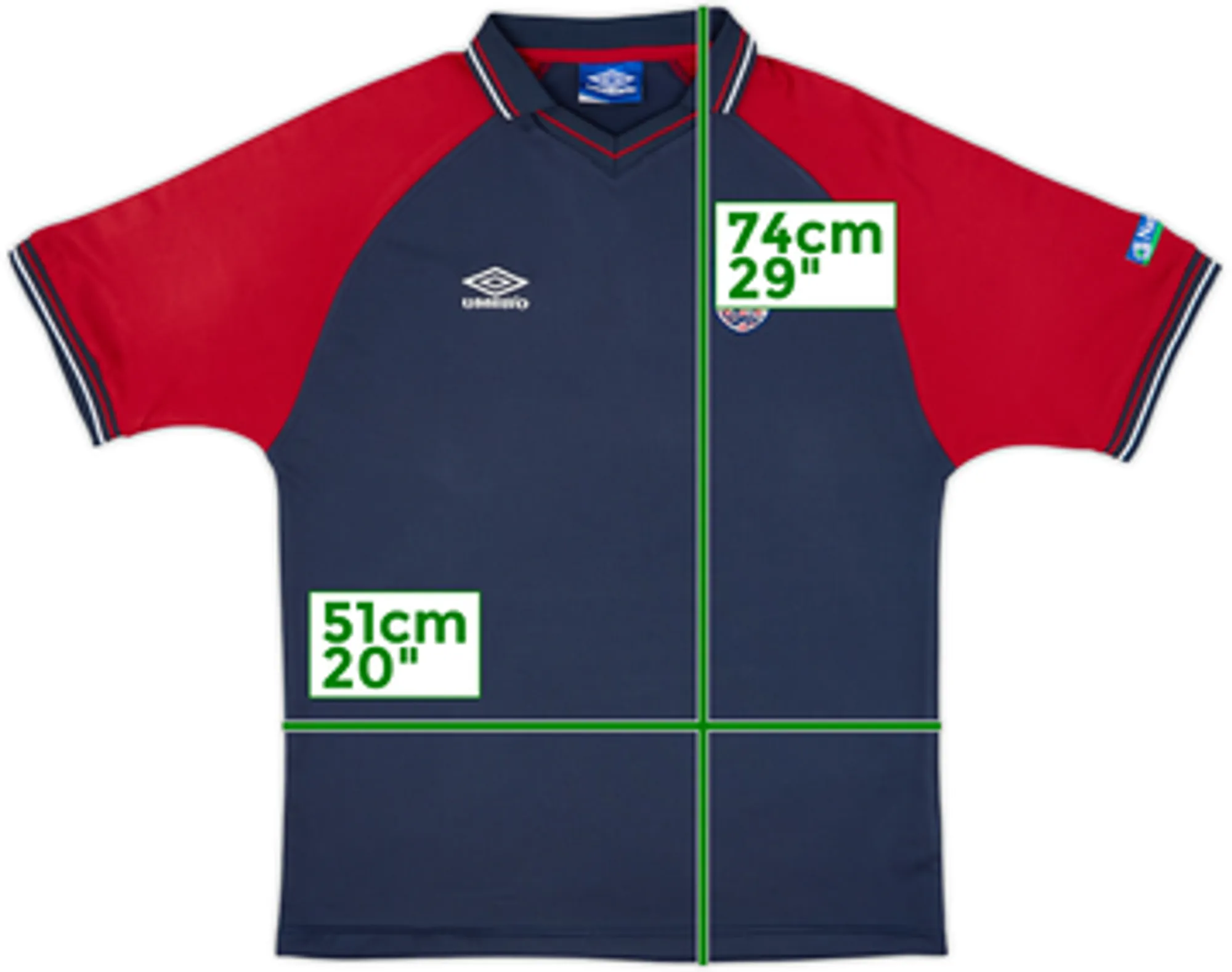 1998-99 England Umbro Polo Shirt - 8/10 - (L)