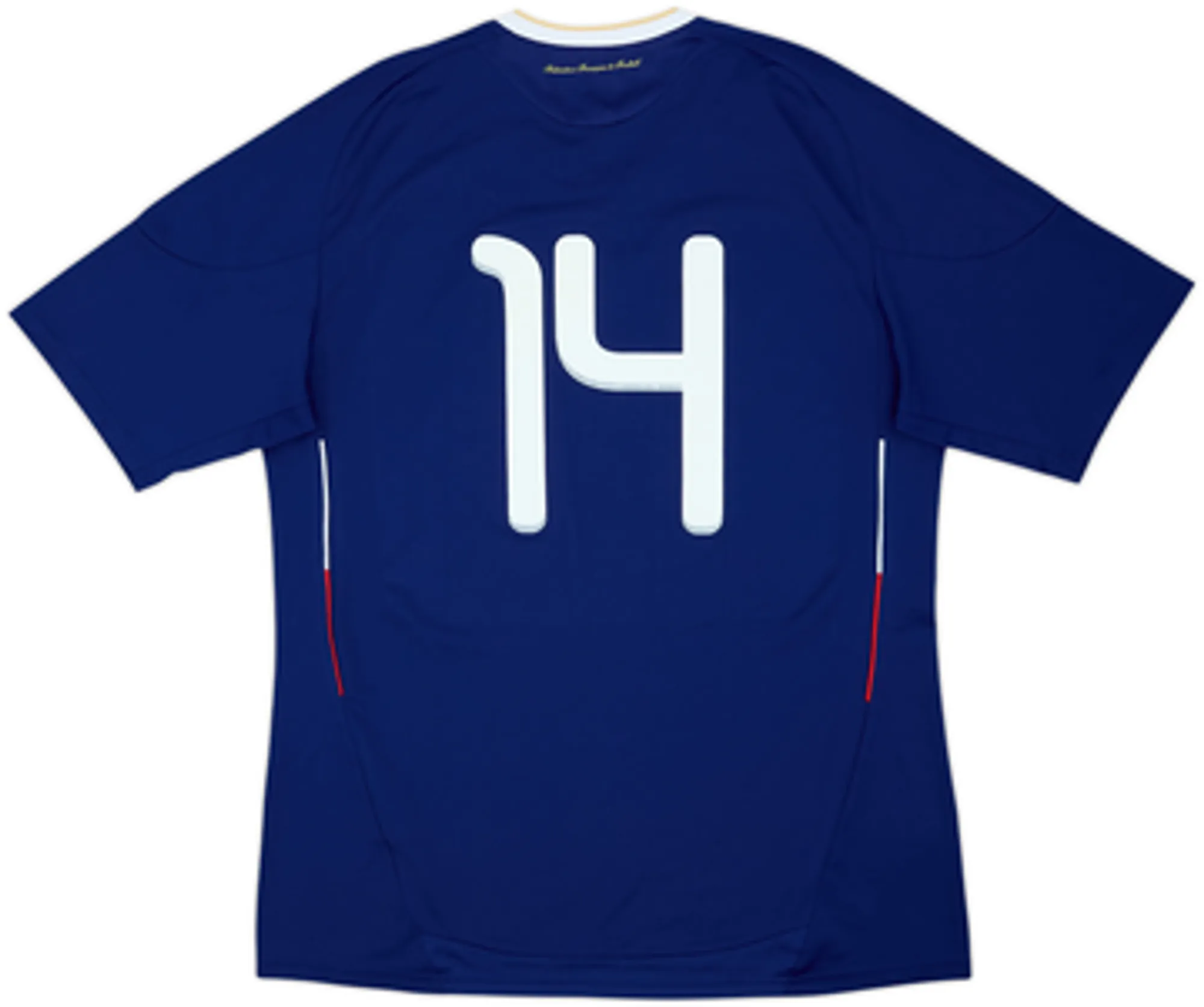 2009-10 France Home Shirt #14 - 8/10 - (XL)